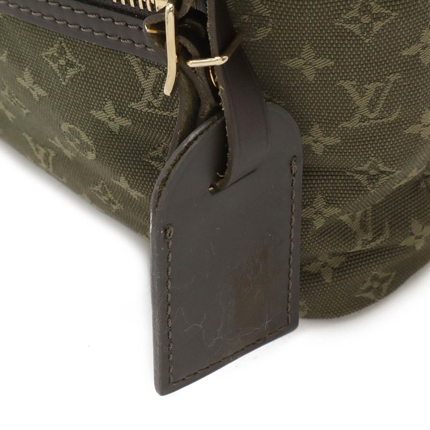 Louis Vuitton Tst Khaki Canvas Leather Shoulder Bag Tote Bag
