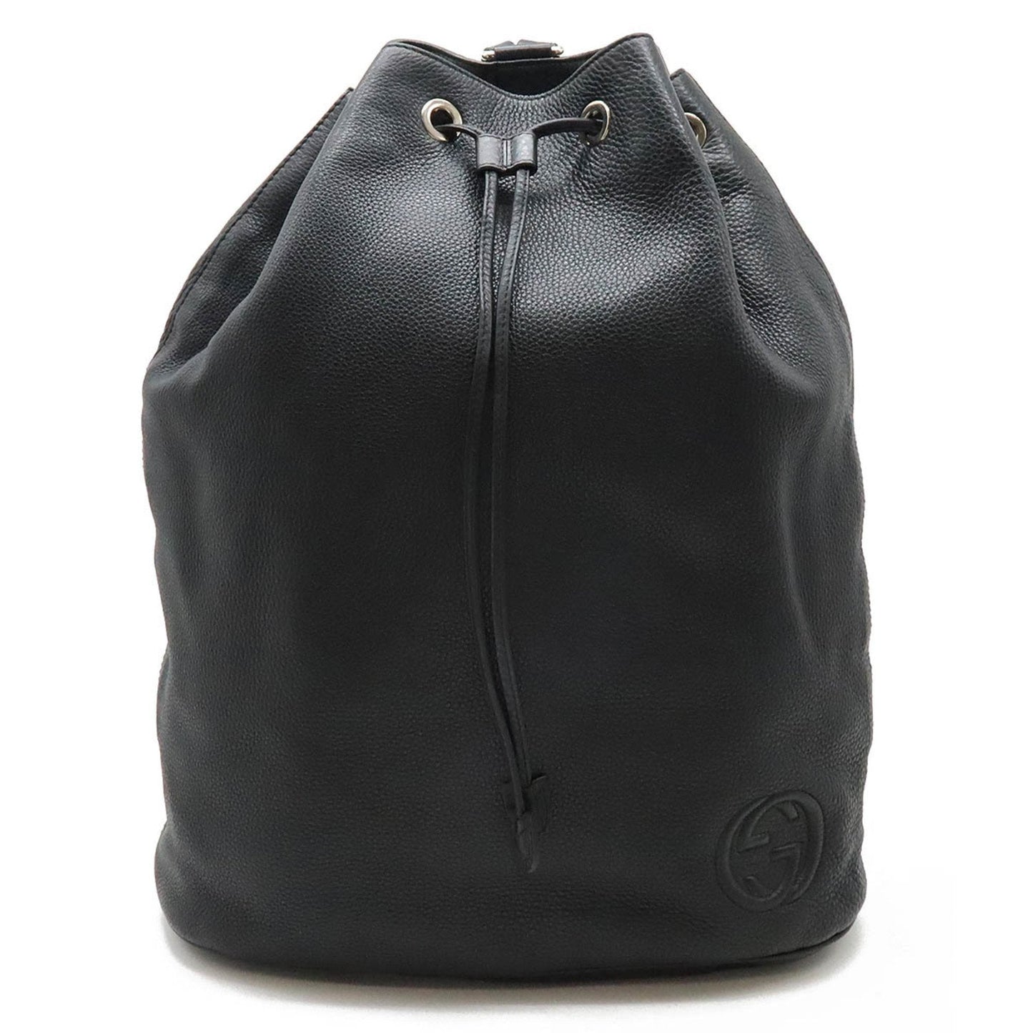 Gucci Black Leather Backpack ()