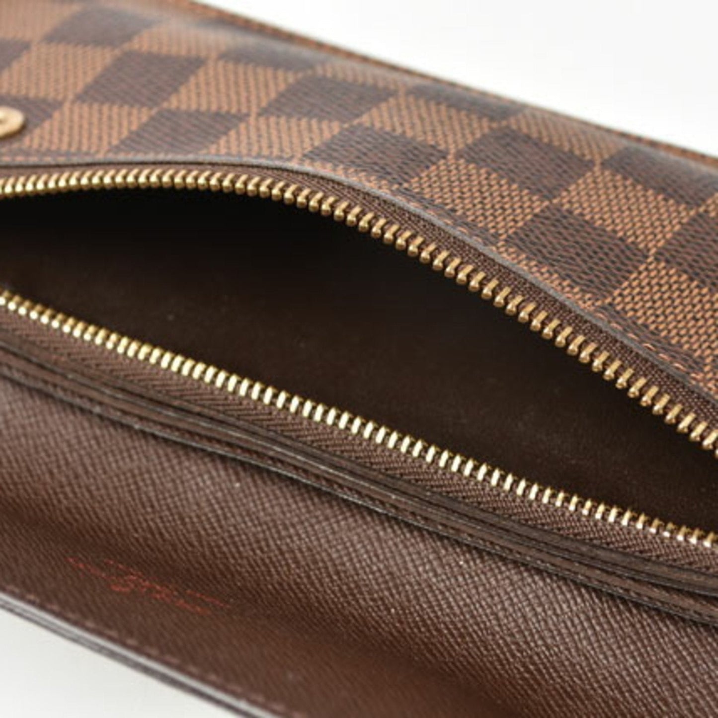 Louis Vuitton Damier Damier Canvas Damier Canvas Chain/Shoulder Wallet