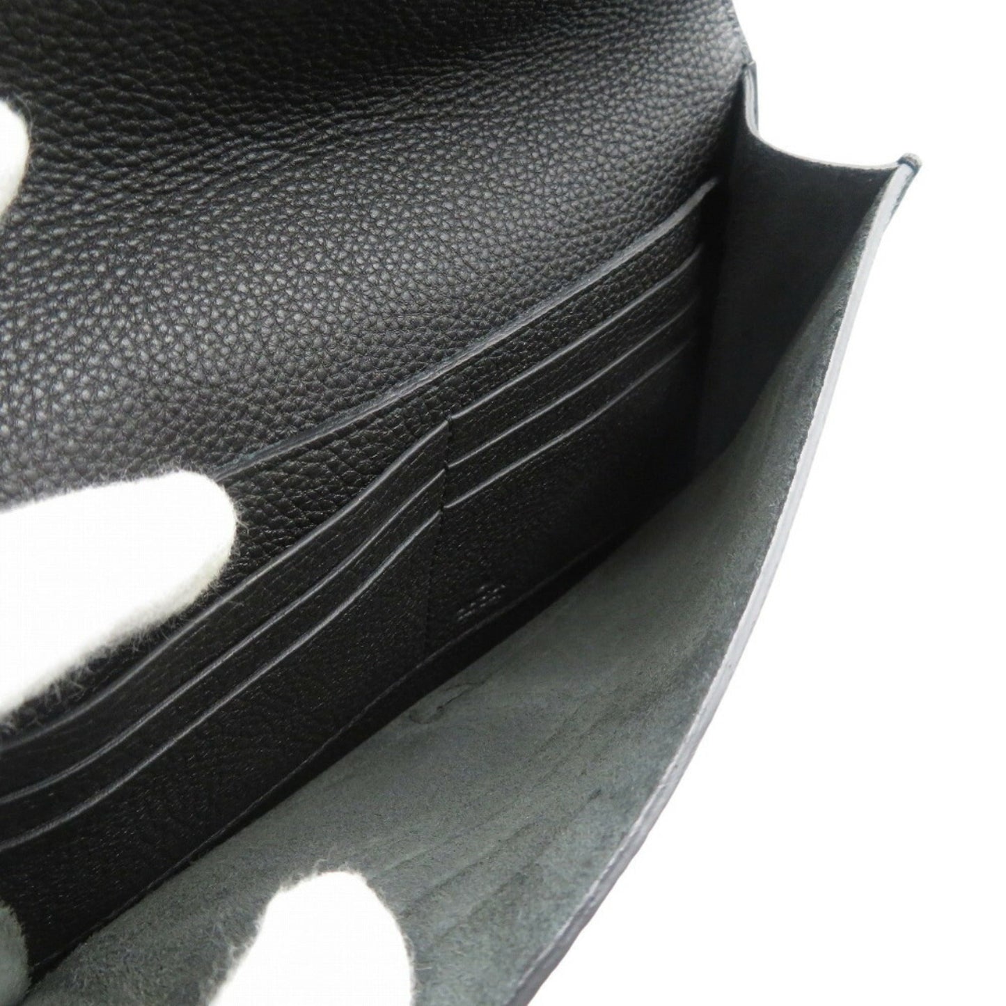 Gucci Black Leather Clutch Bag Pouch