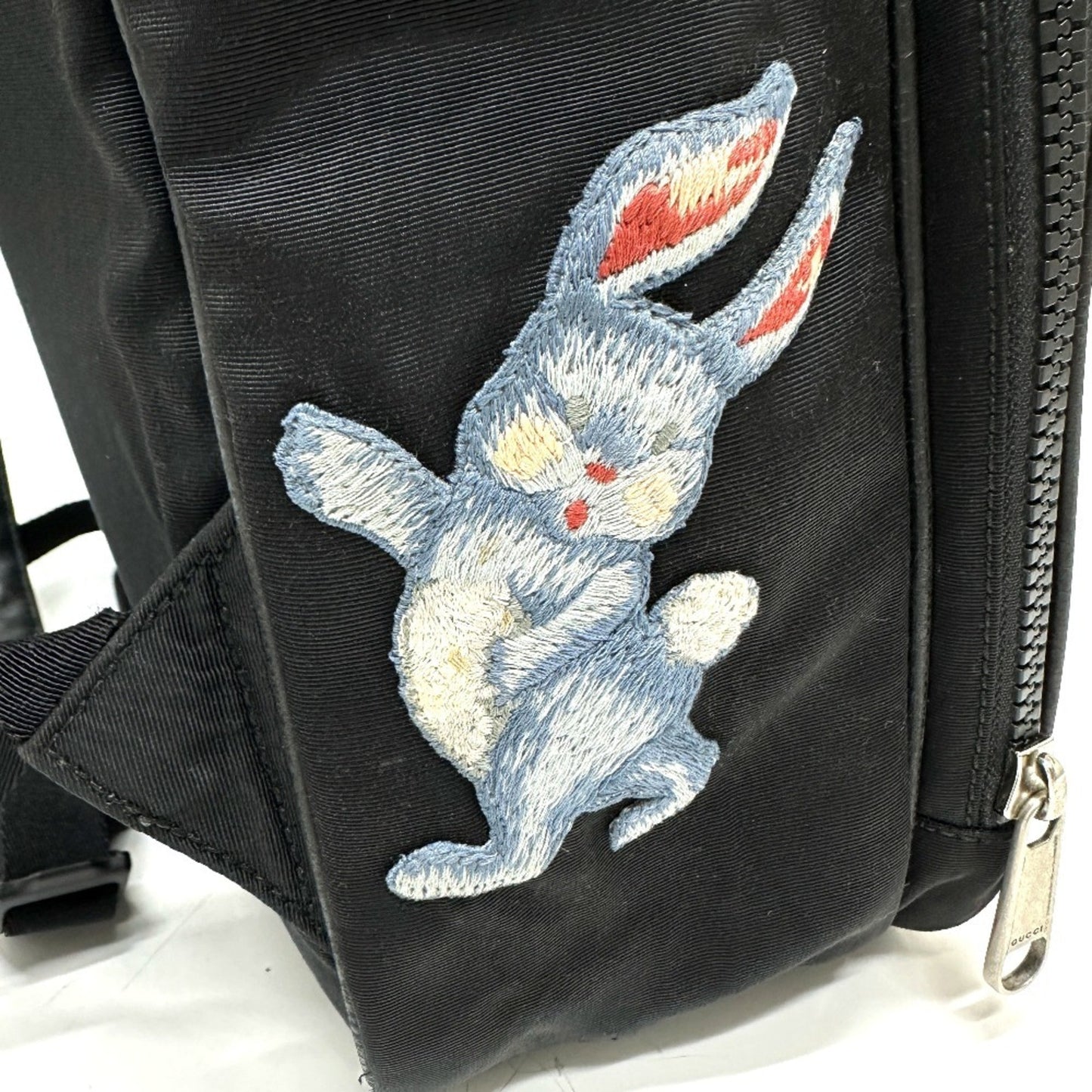 Gucci Black Canvas Backpack