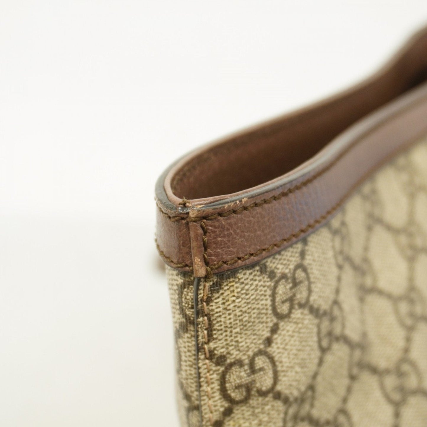 Gucci Brown Pvc Tote Bag