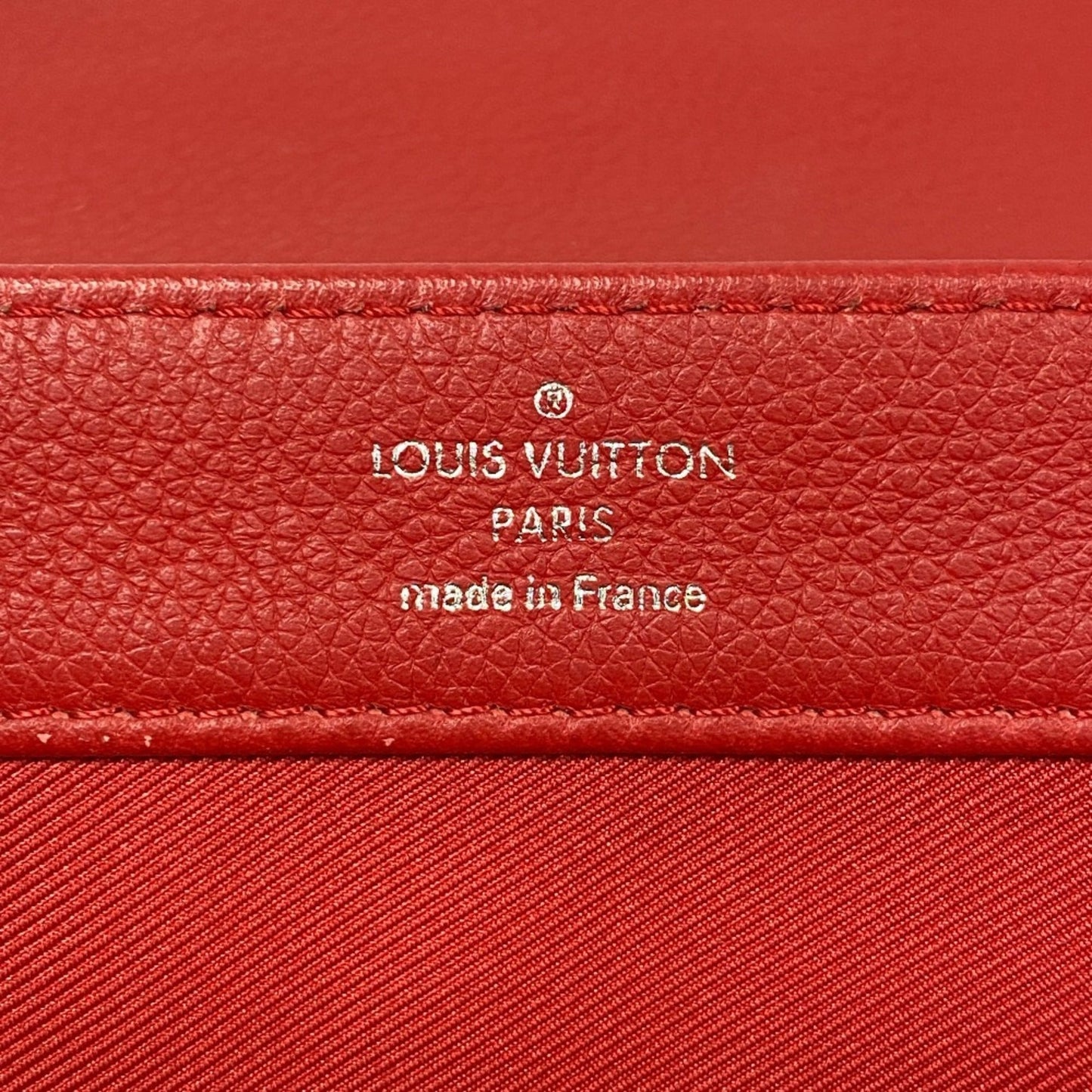 Louis Vuitton Red Color Leather Shoulder Bag