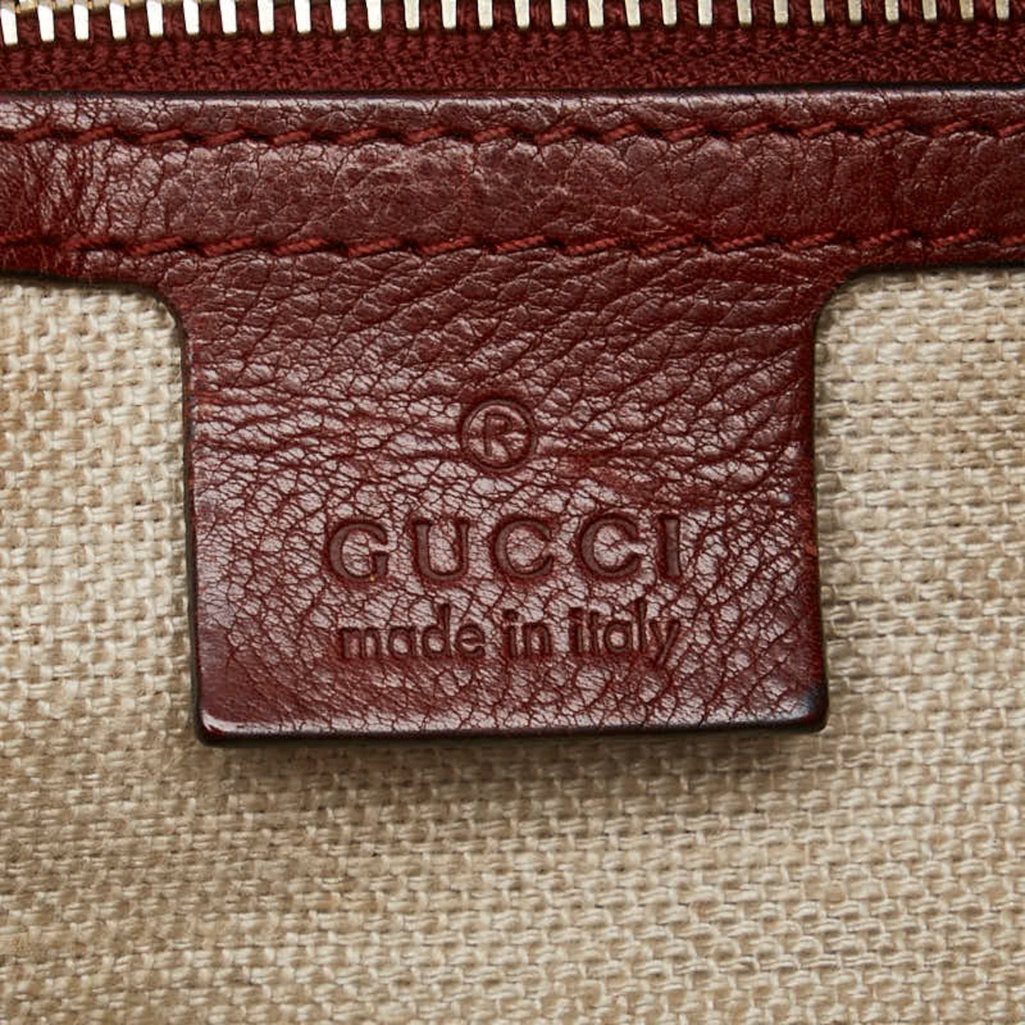 Gucci Brown Leather Shoulder Bag