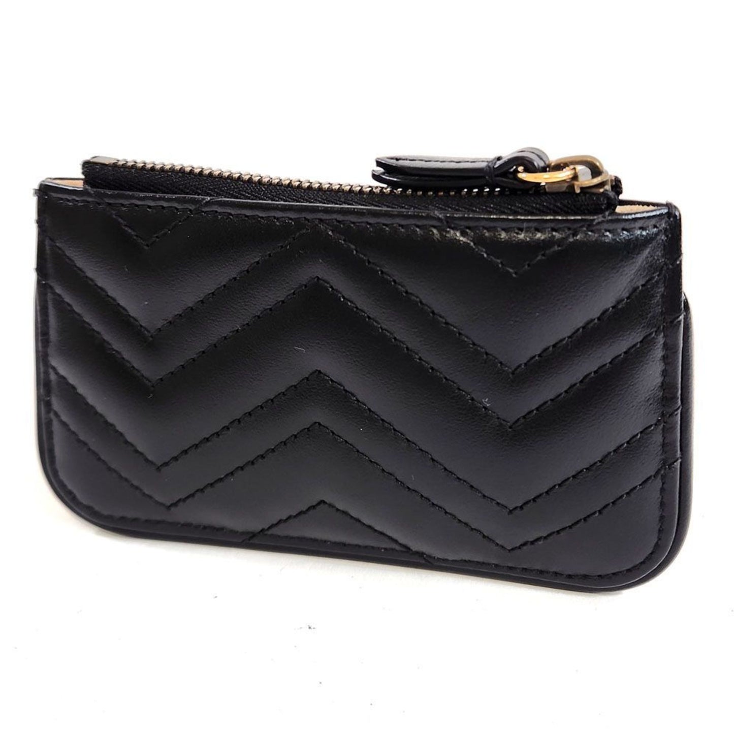 Gucci Black Leather Coin Purse/Coin Case