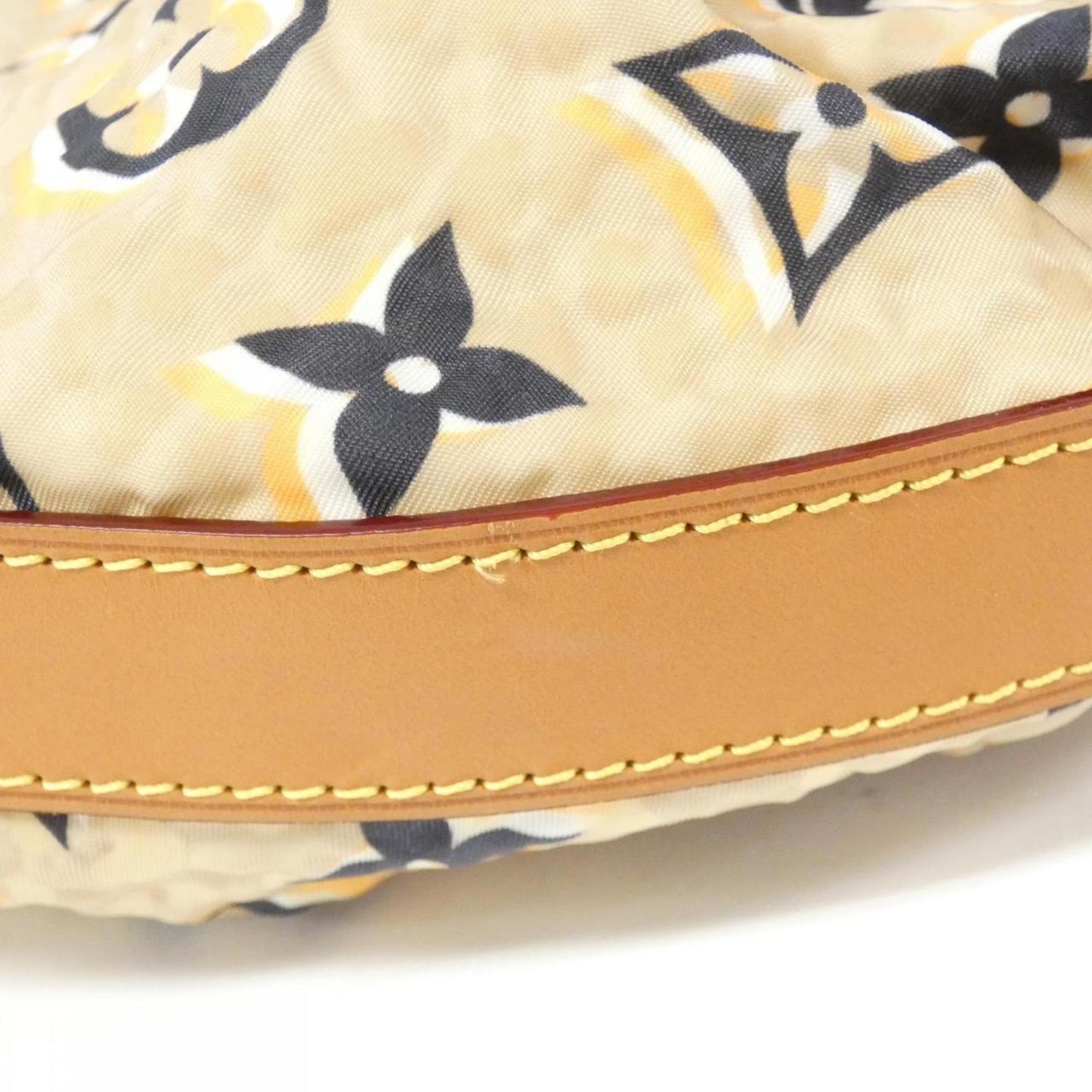 Louis Vuitton Beige Nylon Canvas Shoulder Bag