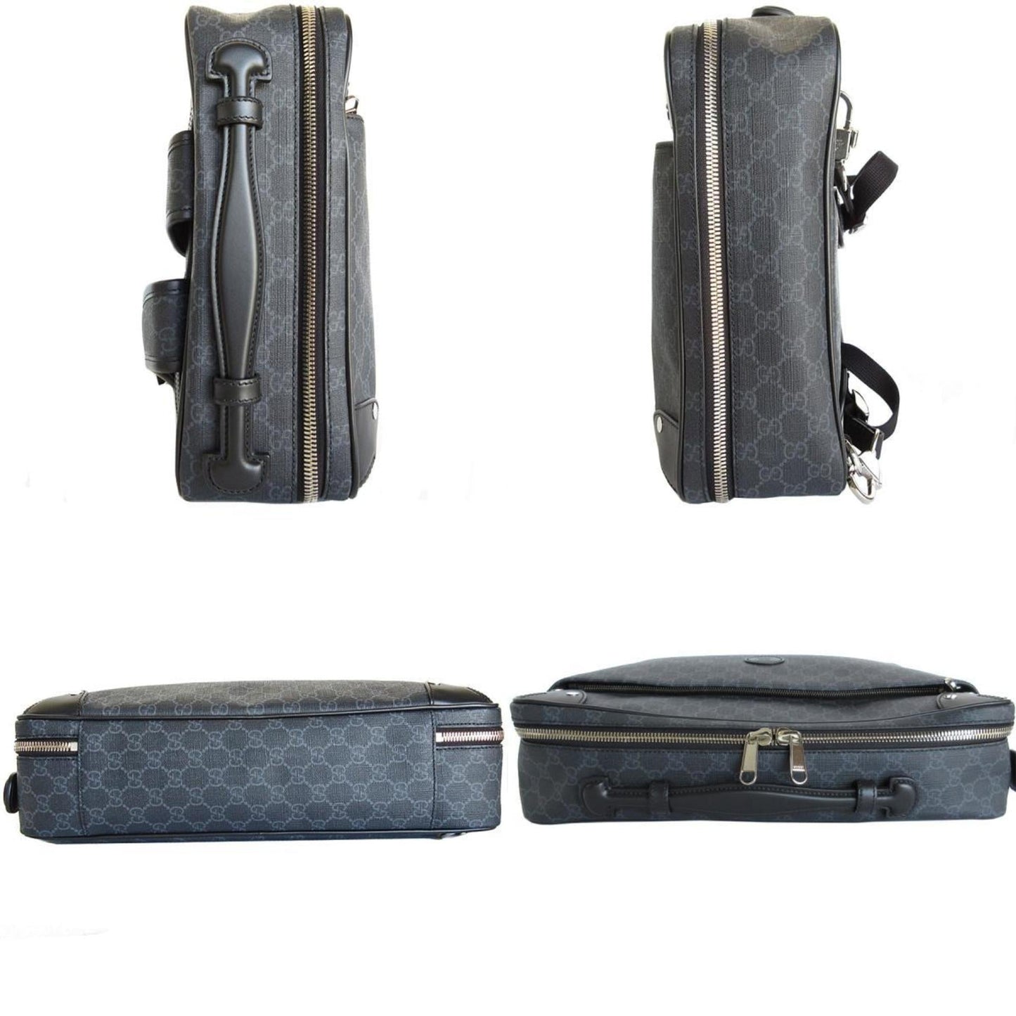 Gucci Gray Pvc Backpack Handbag