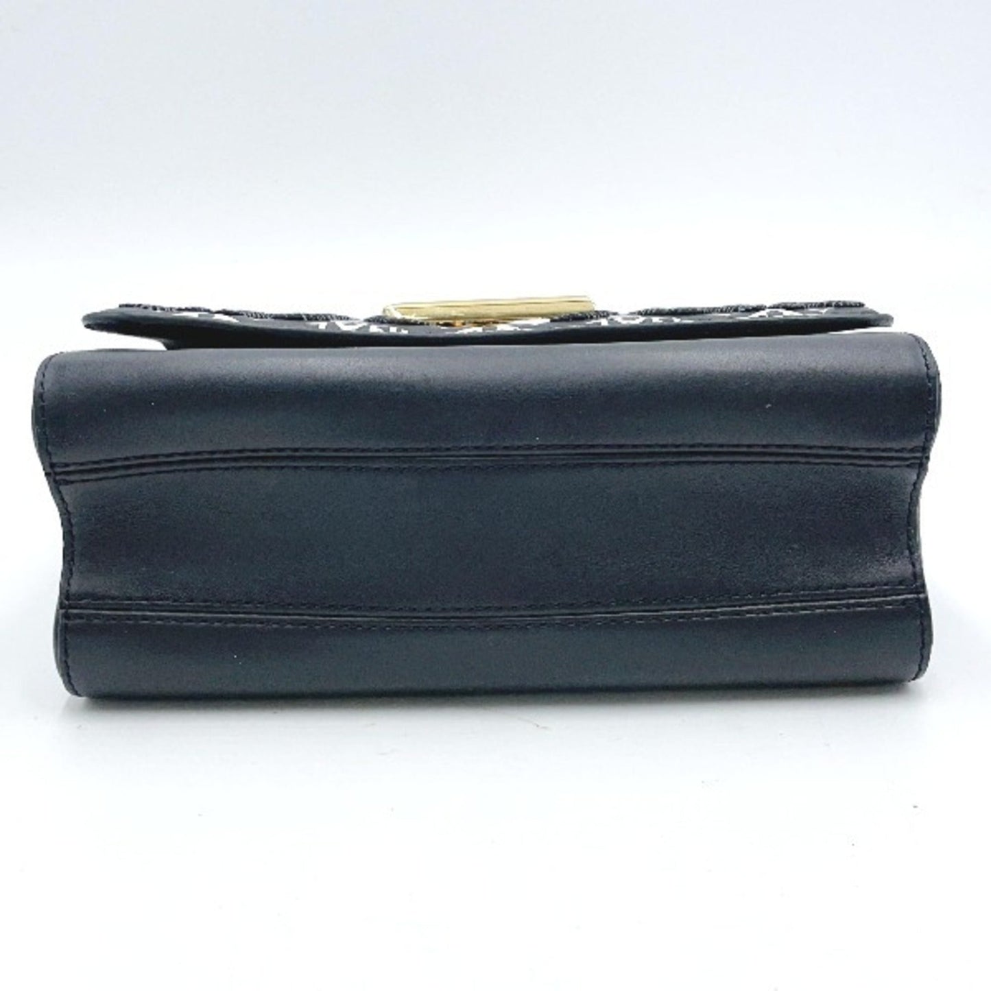 Louis Vuitton Black Leather Shoulder Bag