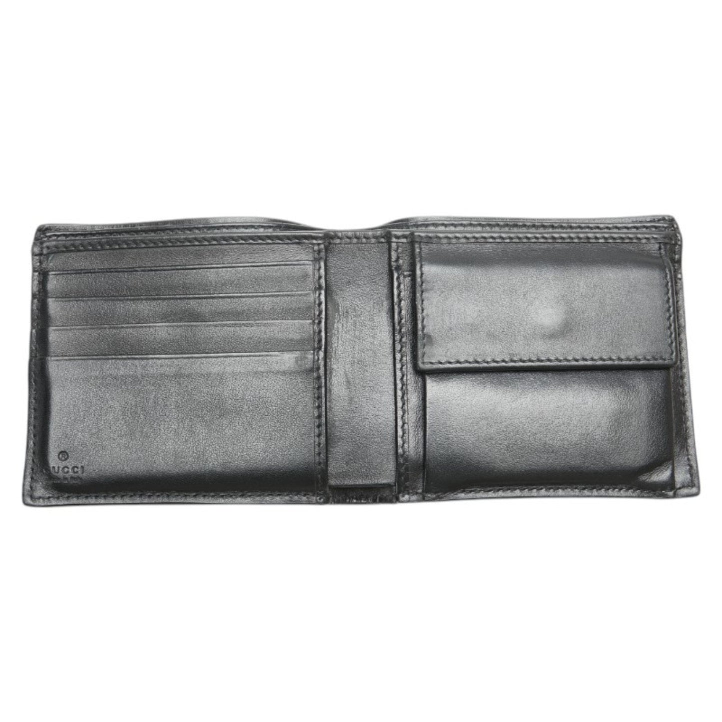 Gucci Black Leather Wallet (Bi-Fold)
