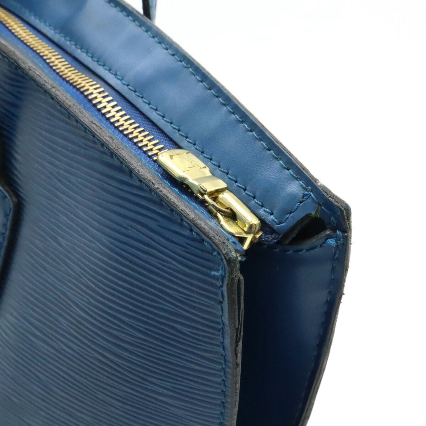 Louis Vuitton Toledo Blue Epi Leather Shoulder Bag Tote Bag