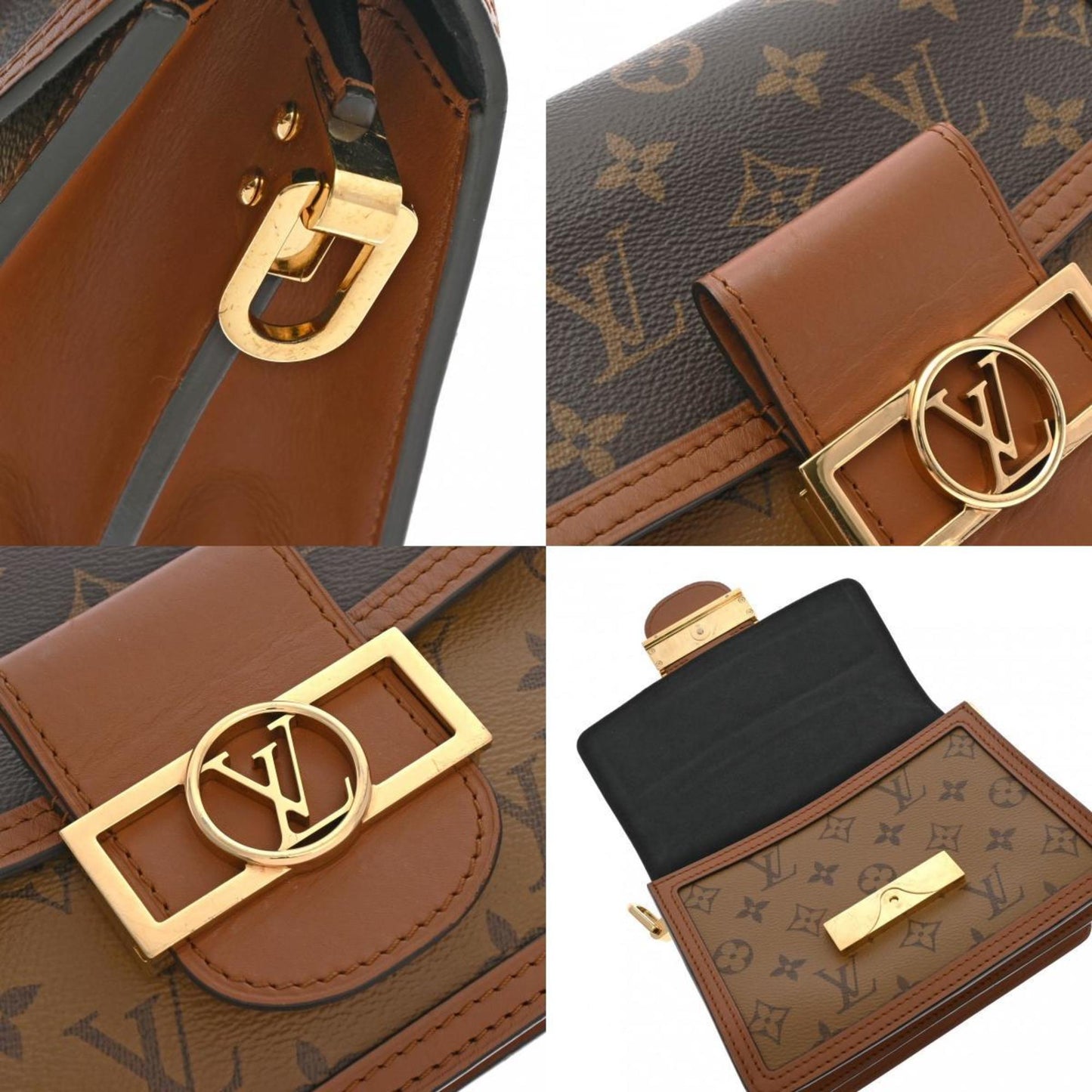 Louis Vuitton Brown Monogram Canvas Shoulder Bag