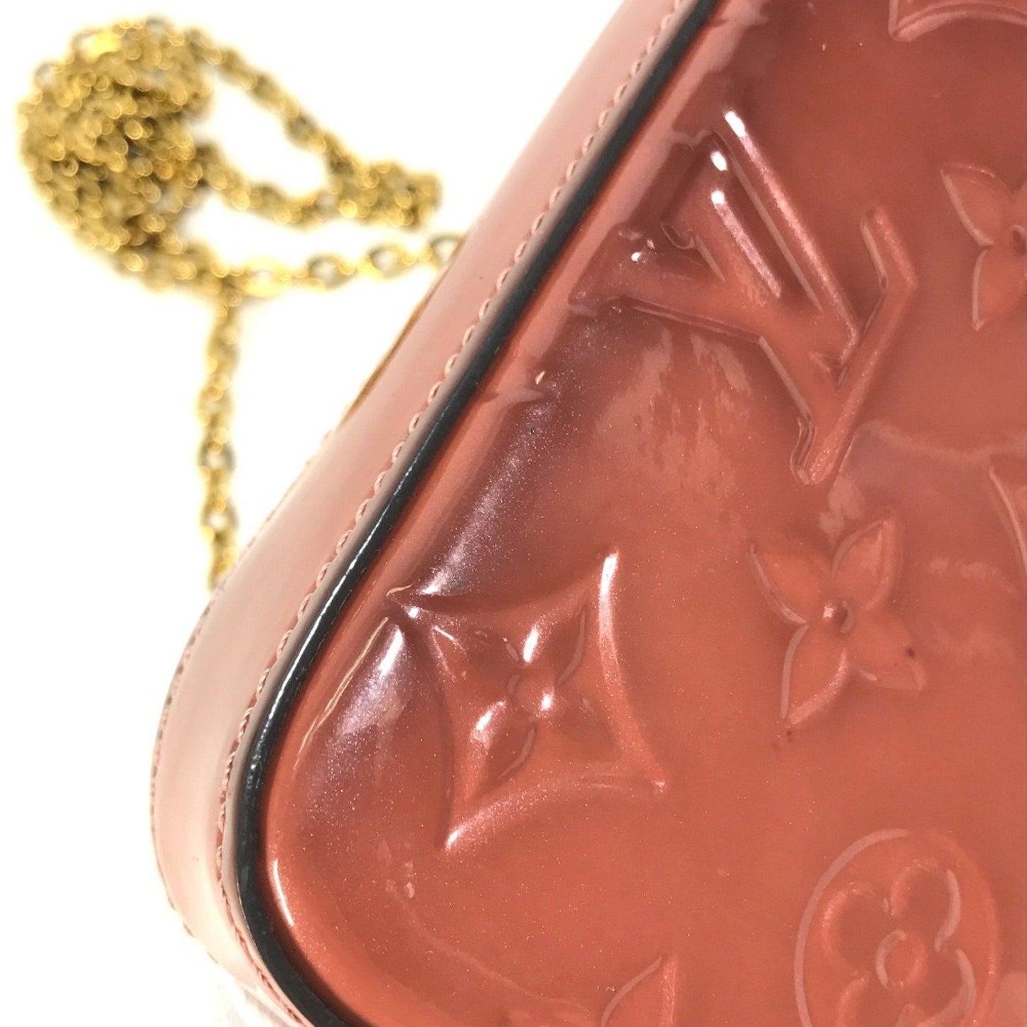 Louis Vuitton Pink Leather Shoulder Bag