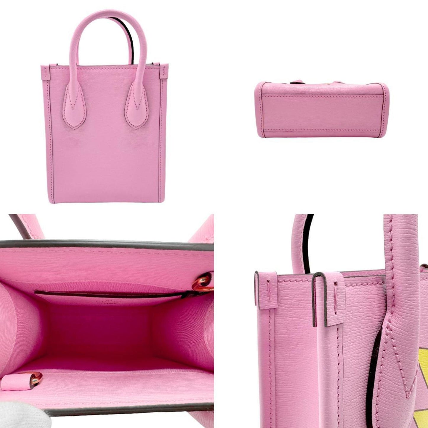 Gucci Pink Leather Handbag Shoulder Bag