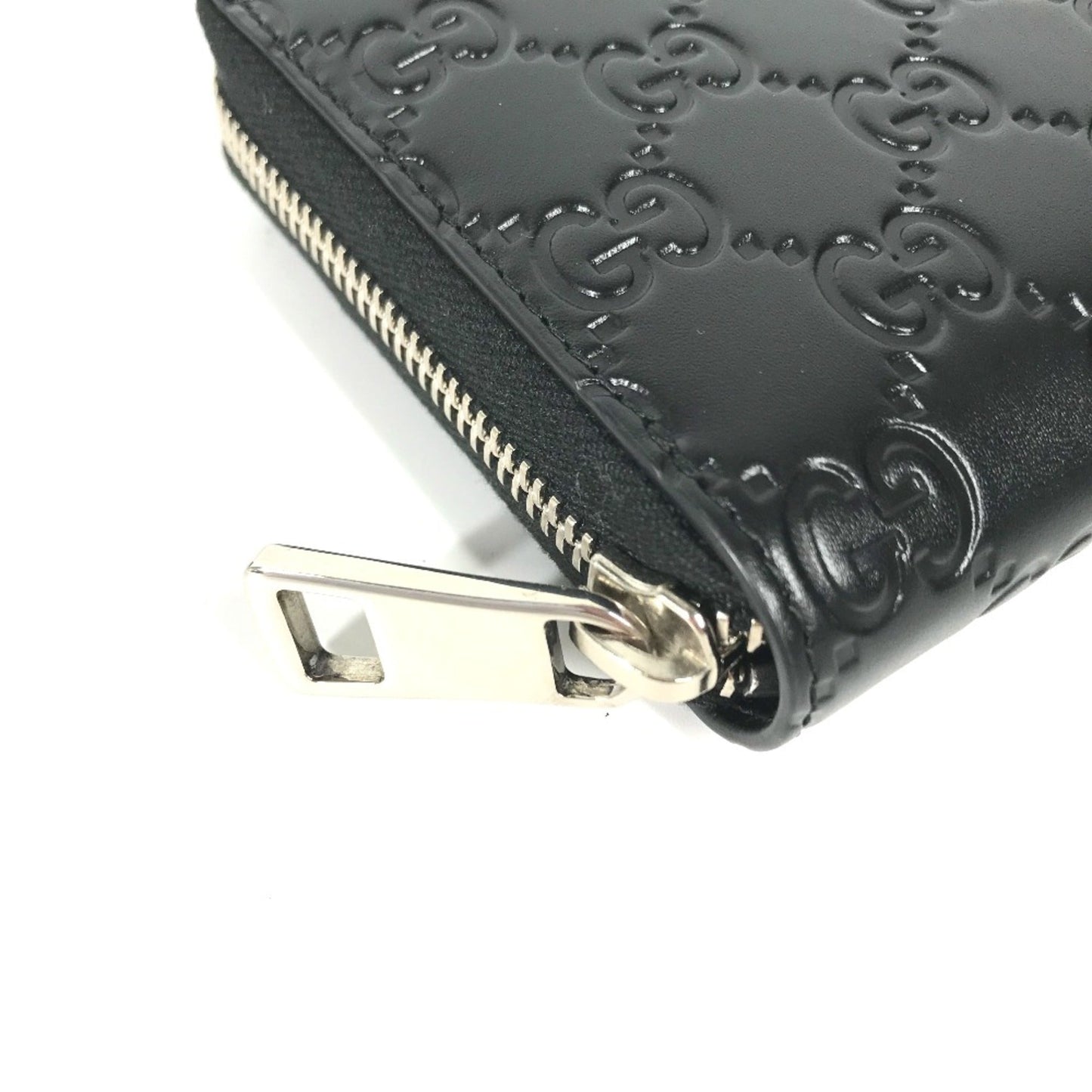 Gucci Black Leather Long Wallet (Bi-Fold)