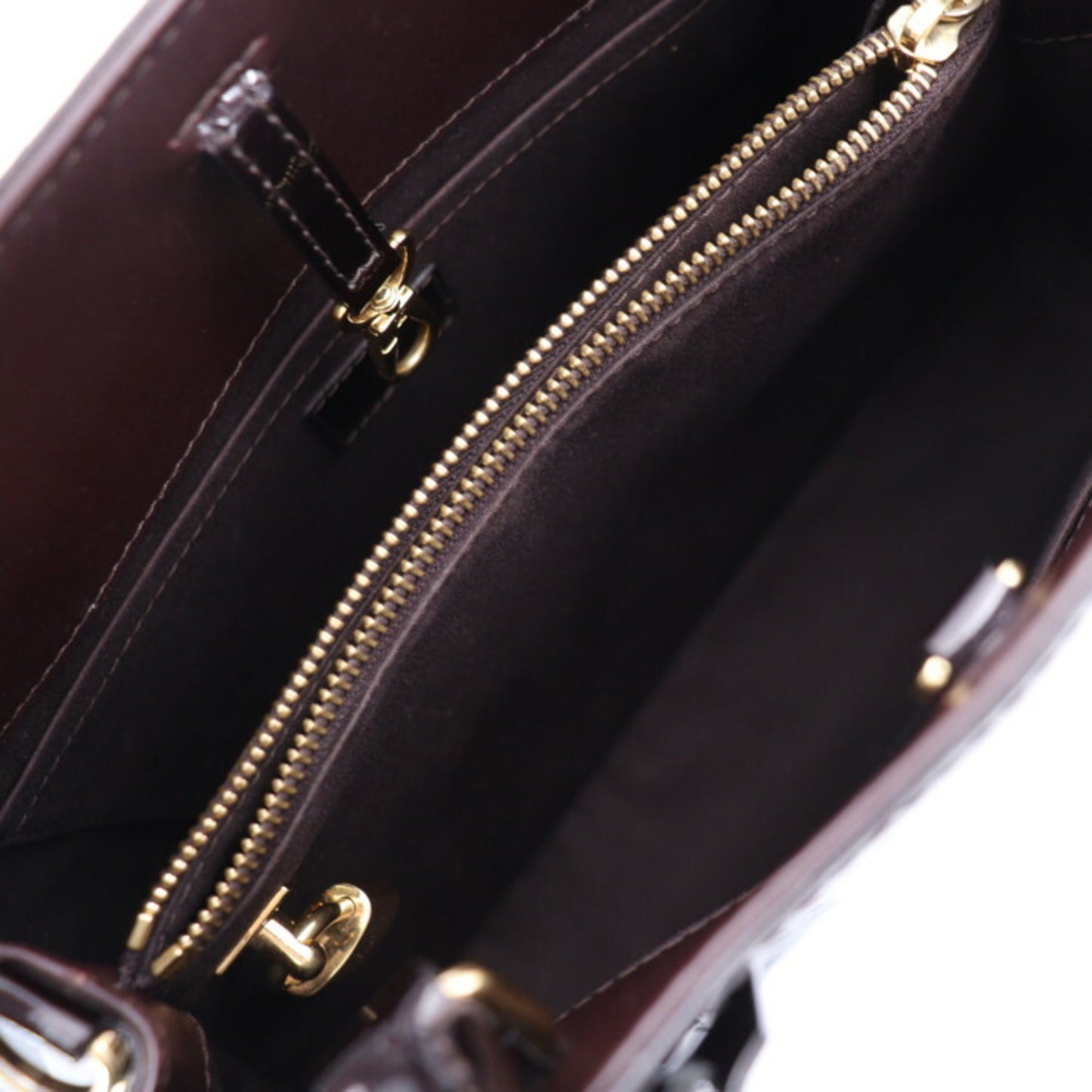 Louis Vuitton Amarante Monogram Vernis Handbag Shoulder Bag Tote Bag