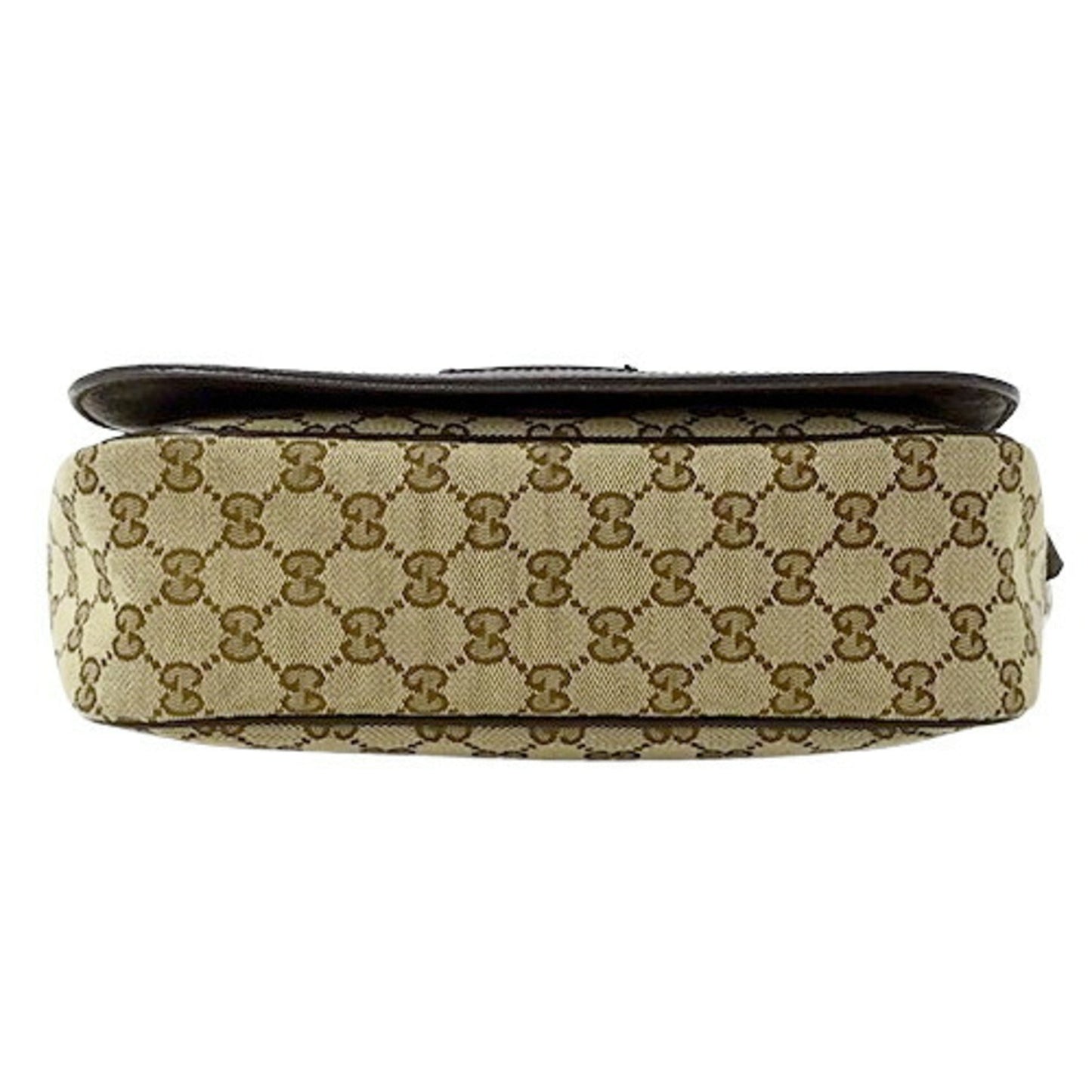 Gucci Beige Brown Gg Canvas Shoulder Bag