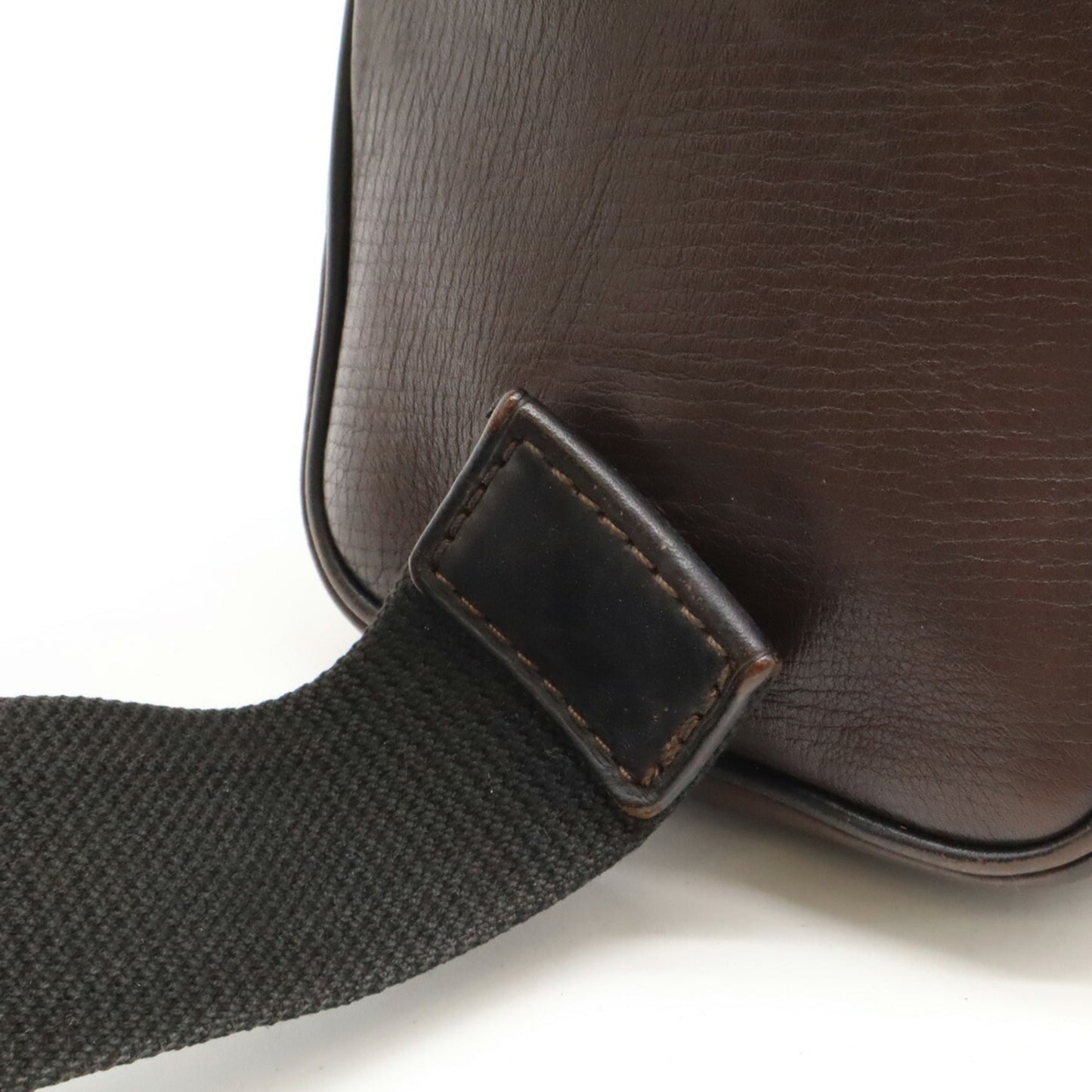 Louis Vuitton Coffee Leather Shoulder Bag Sling Bag