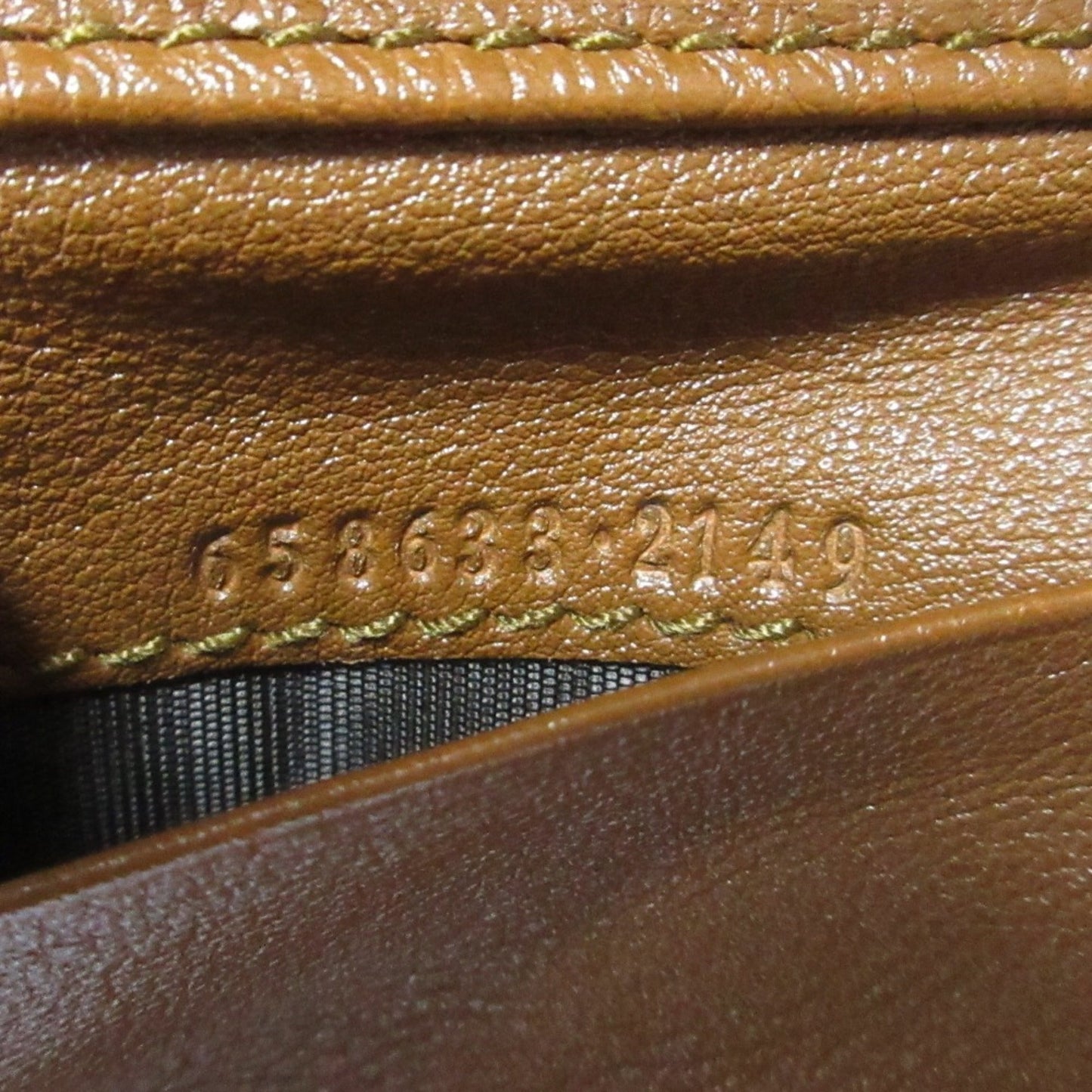 Gucci Brown Bamboo Wallet (Tri-Fold)