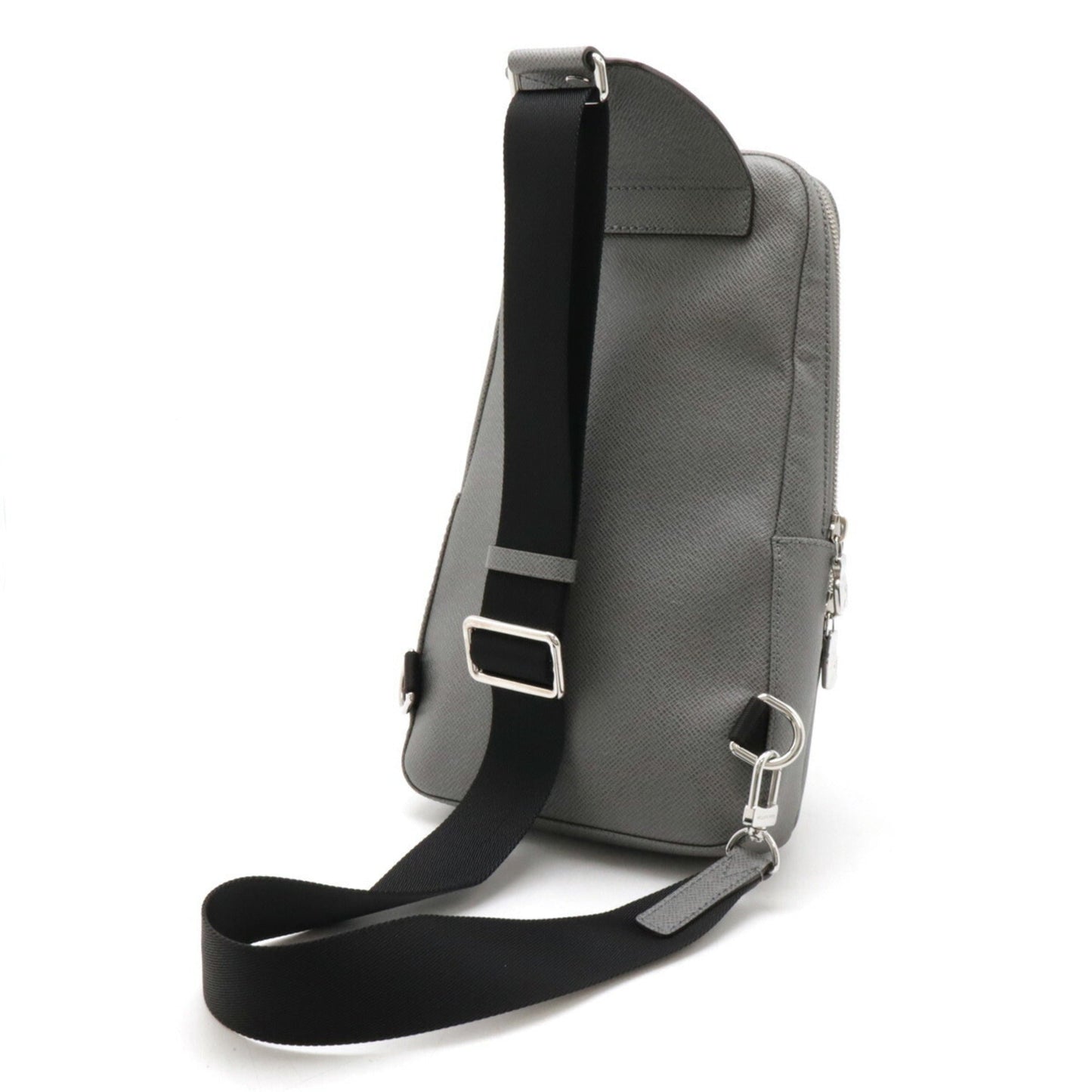 Louis Vuitton Taiga Gris Taiga Leather Shoulder Bag Sling Bag