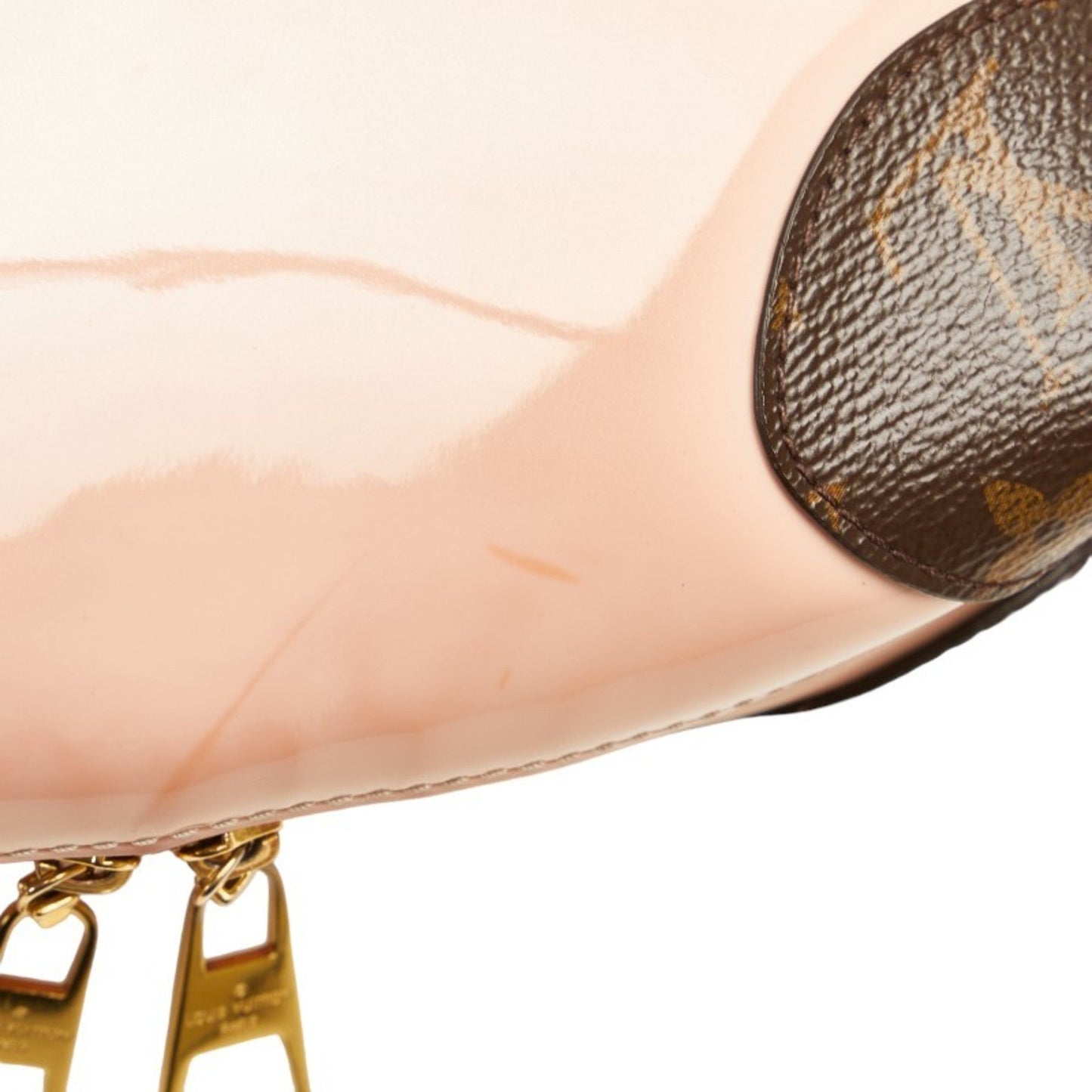 Louis Vuitton Pink Rose Ballerine Patent Leather Leather Shoulder Bag