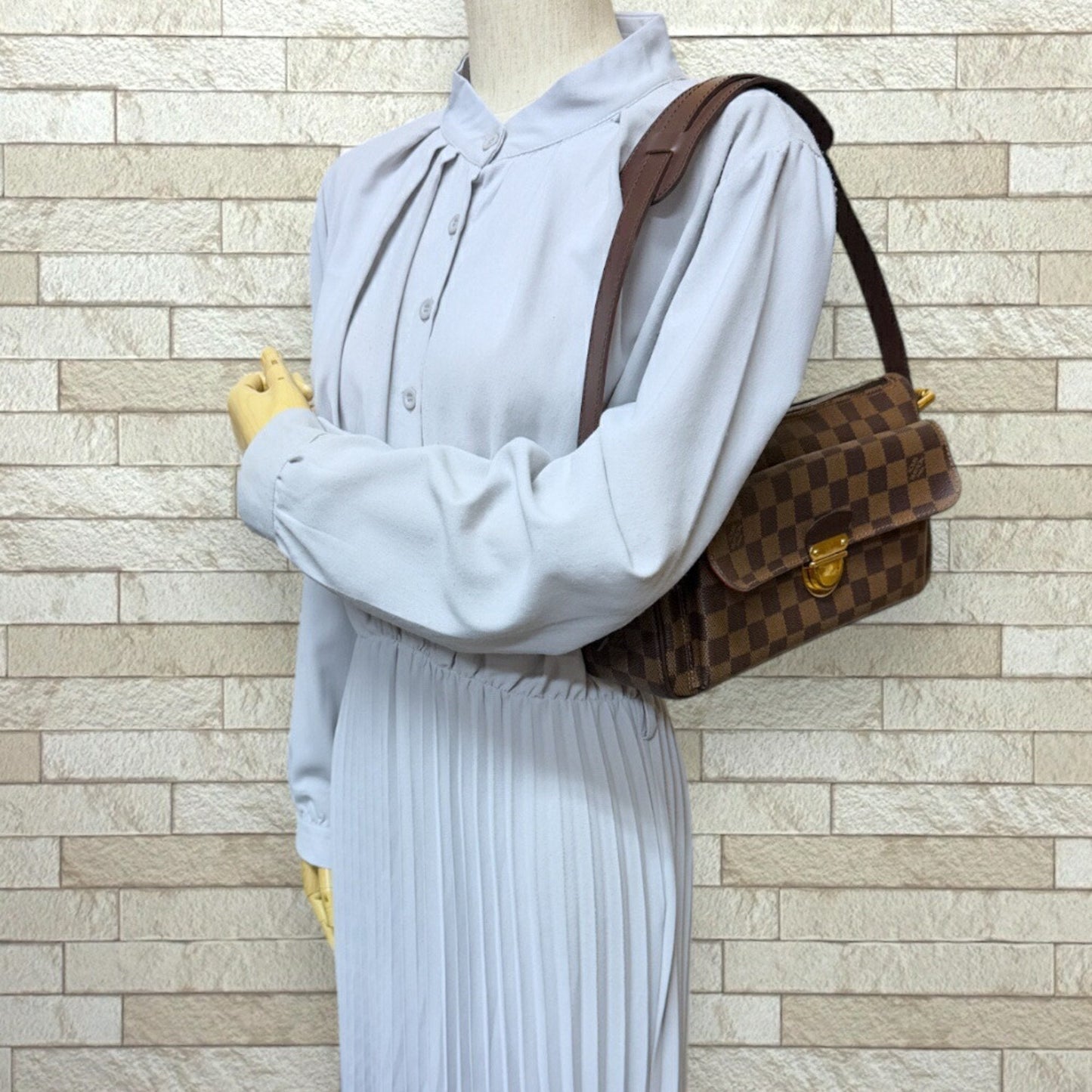 Louis Vuitton Brown Damier Canvas Shoulder Bag