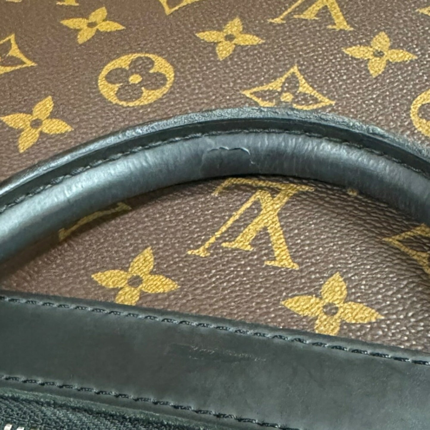 Louis Vuitton Black Brown Monogram Shoulder Bag