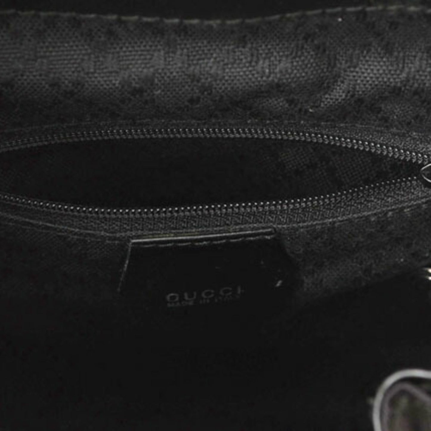Gucci Black Leather Backpack
