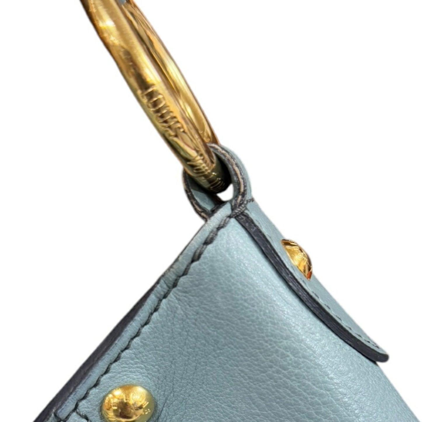 Louis Vuitton Blue Blue Ciel Mahina Leather Monogram Shoulder Bag