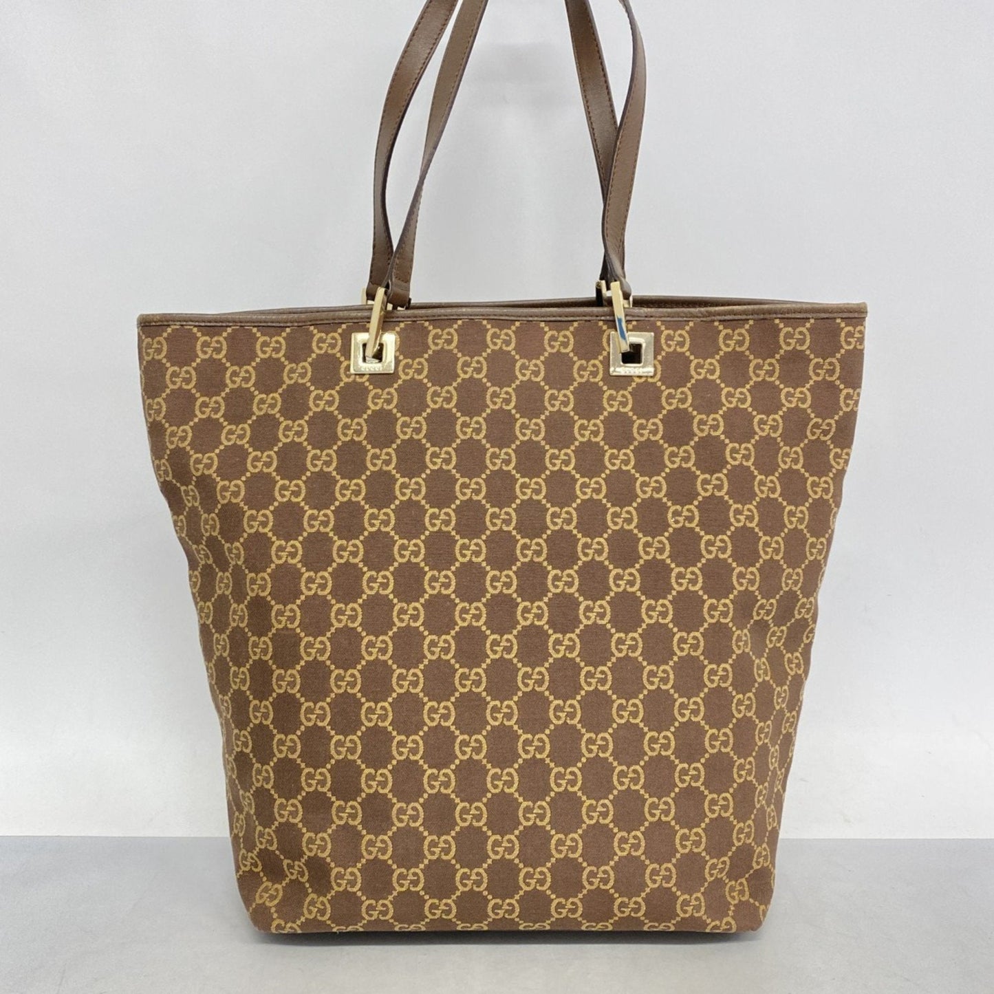 Gucci Brown Canvas Tote Bag