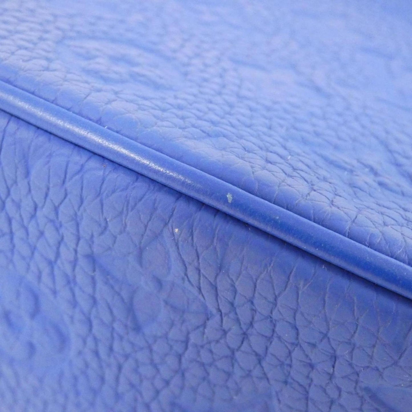 Louis Vuitton Blue Leather Shoulder Bag