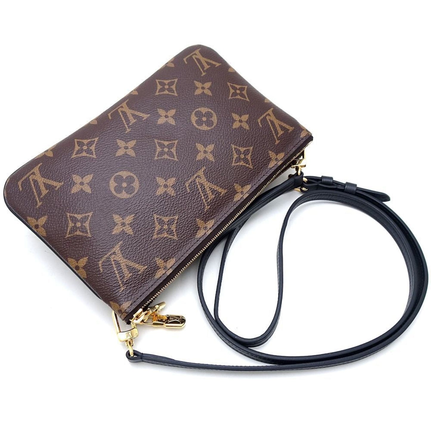 Louis Vuitton Brown Canvas Shoulder Bag