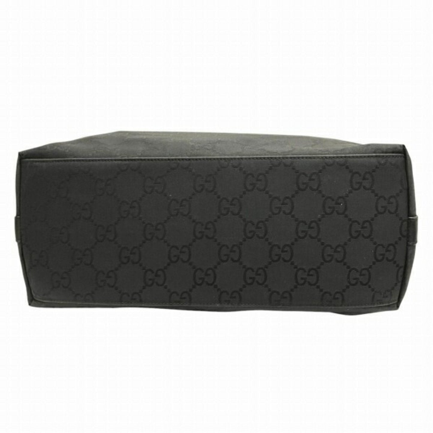 Gucci Black Nylon Leather Shoulder Bag