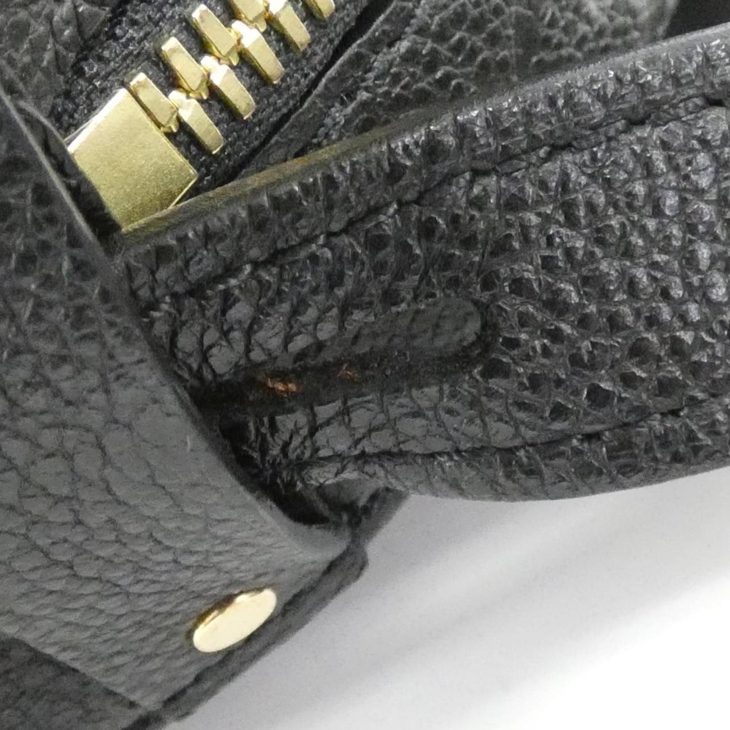 Louis Vuitton Black Leather Shoulder Bag
