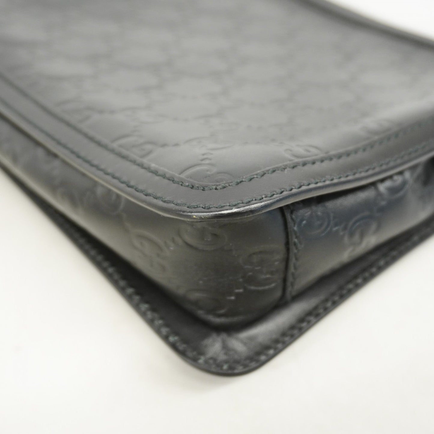 Gucci Black Leather Clutch Bag