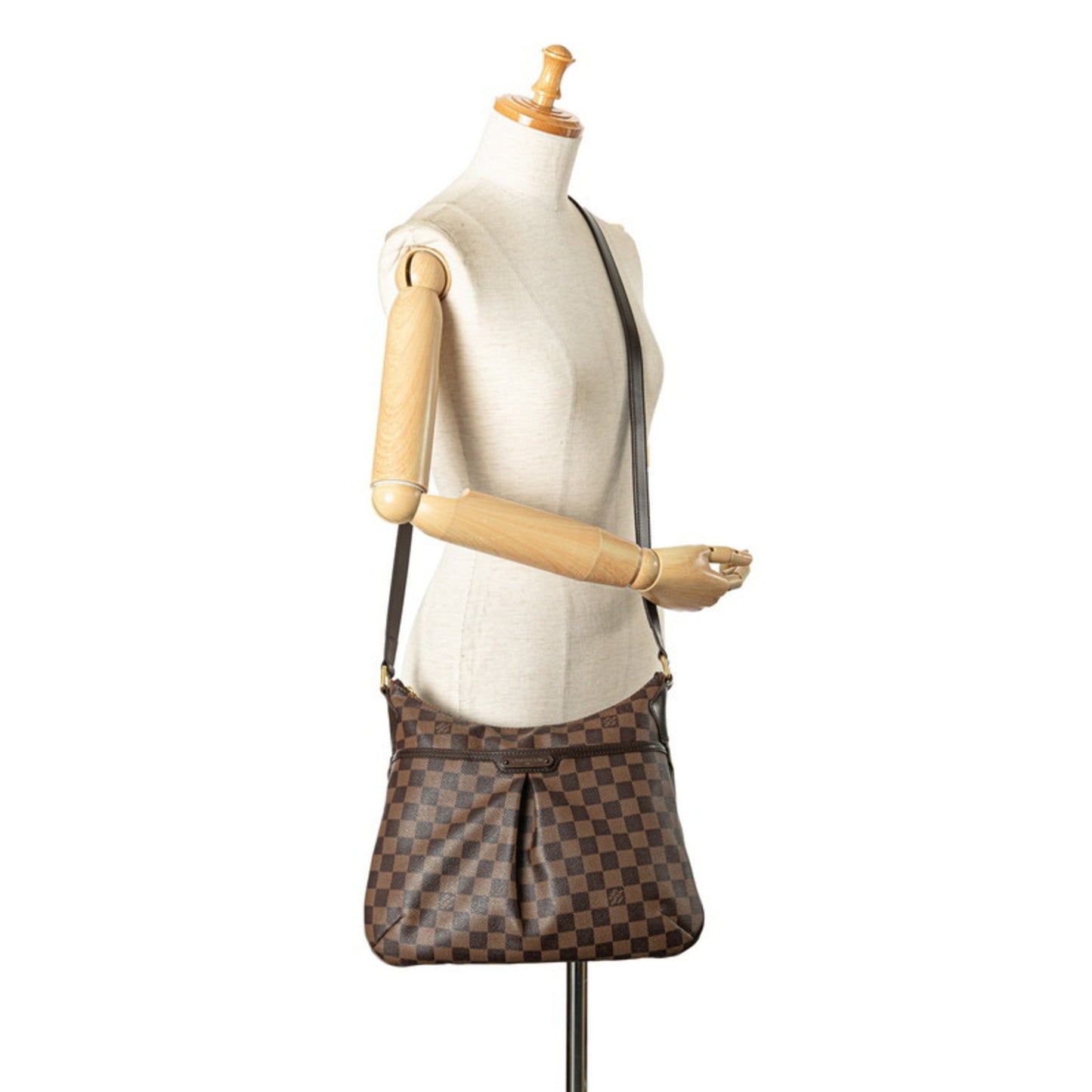 Louis Vuitton Brown Pvc Leather Shoulder Bag