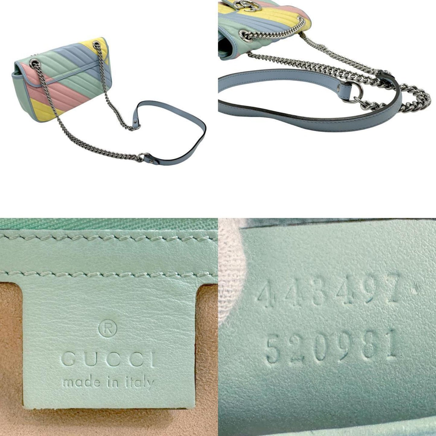 Gucci Multi-Color Leather Shoulder Bag