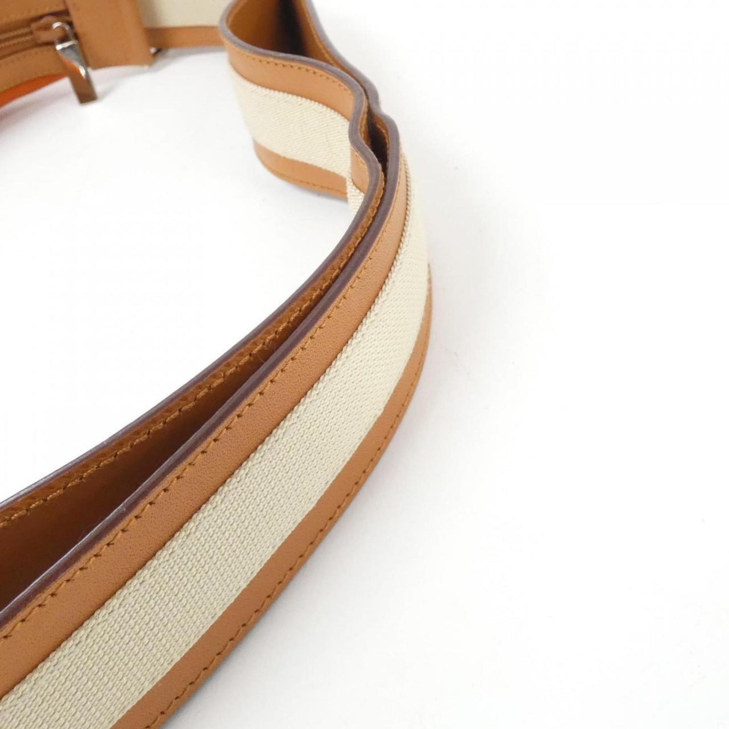 Gucci Light Brown Canvas Leather Shoulder Bag