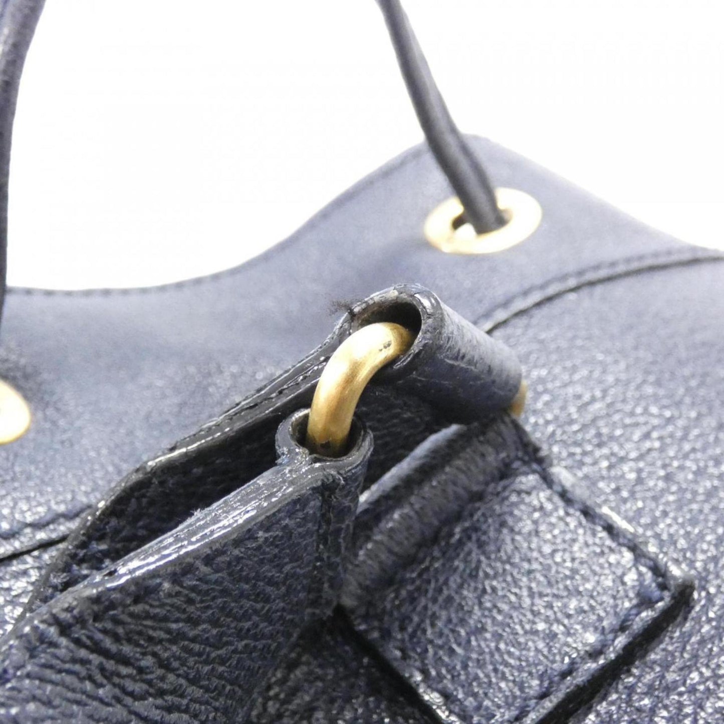 Gucci Blue Suede Leather Backpack
