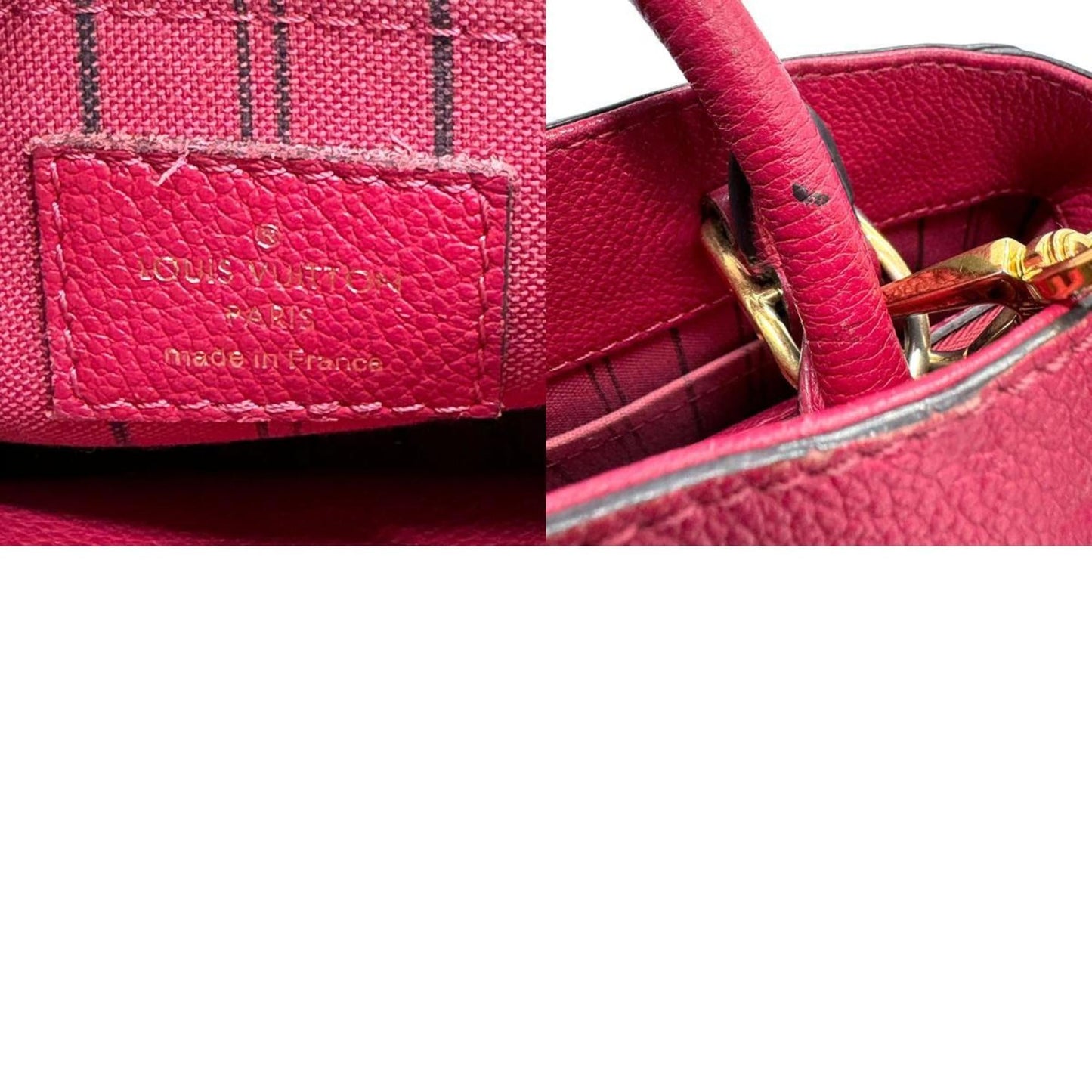 Louis Vuitton Red Color Monogram Empreinte Handbag Shoulder Bag