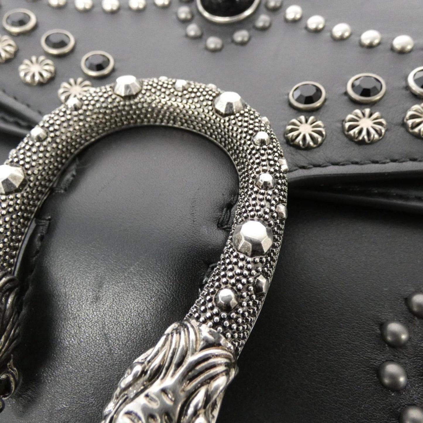 Gucci Black Leather Shoulder Bag