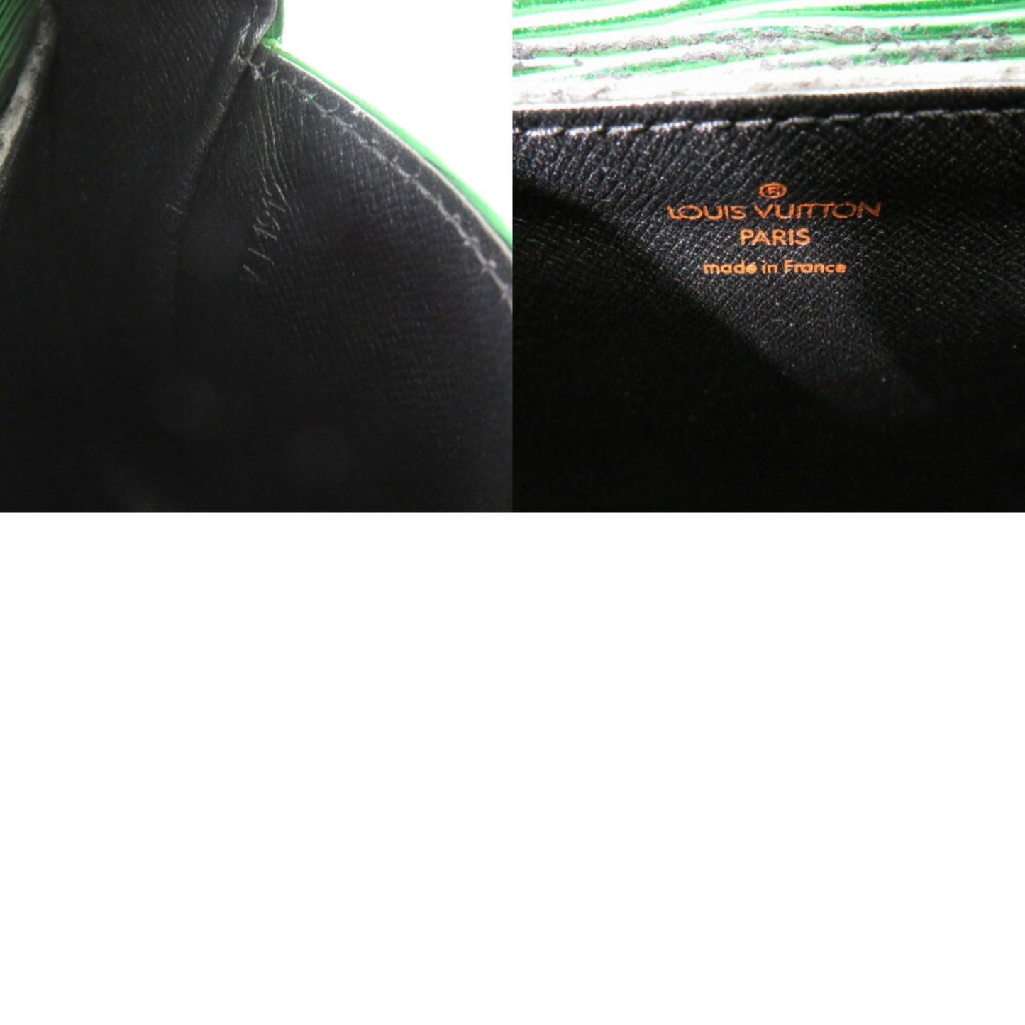 Louis Vuitton Borneo Green Epi Leather Shoulder Bag