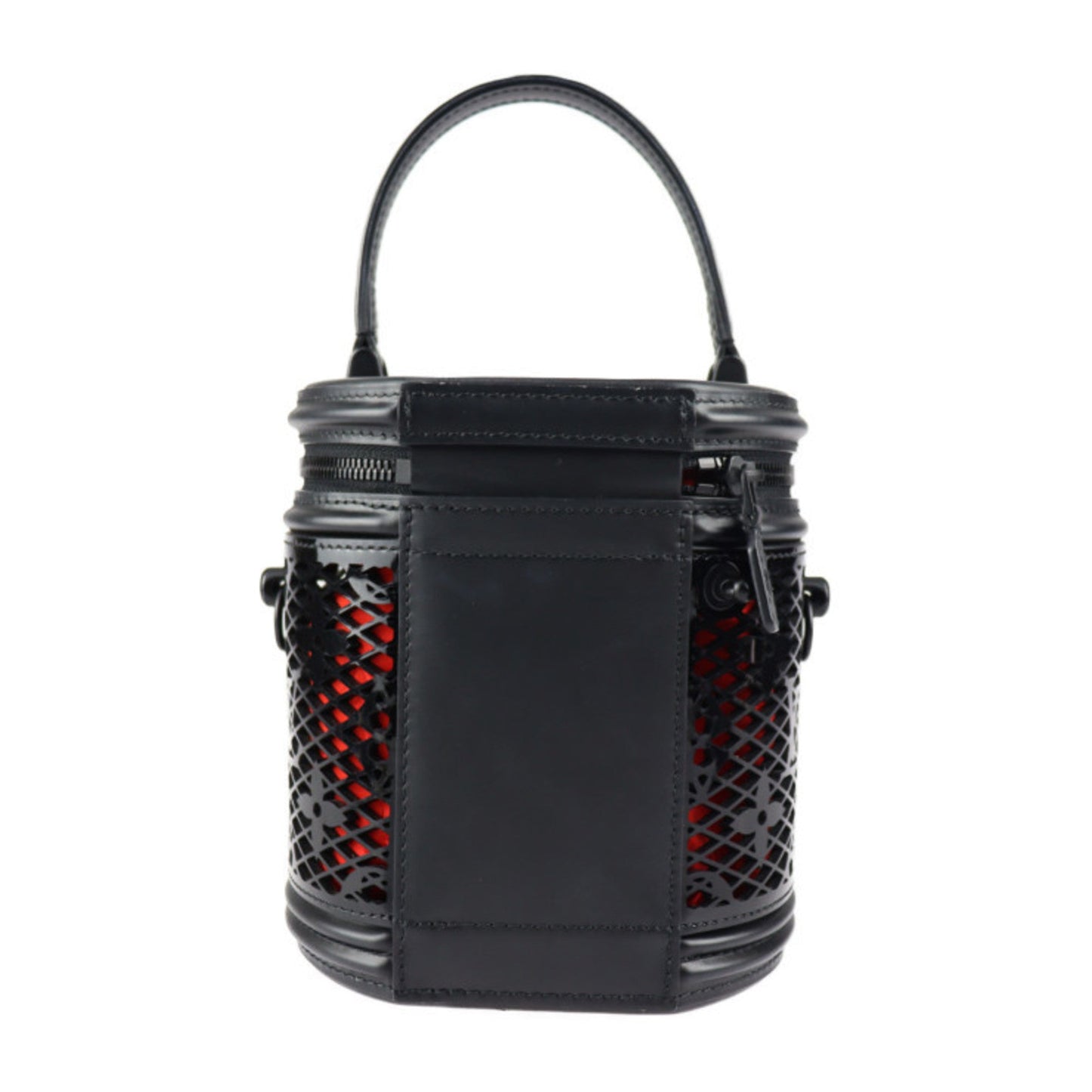 Louis Vuitton Black Leather Handbag Shoulder Bag