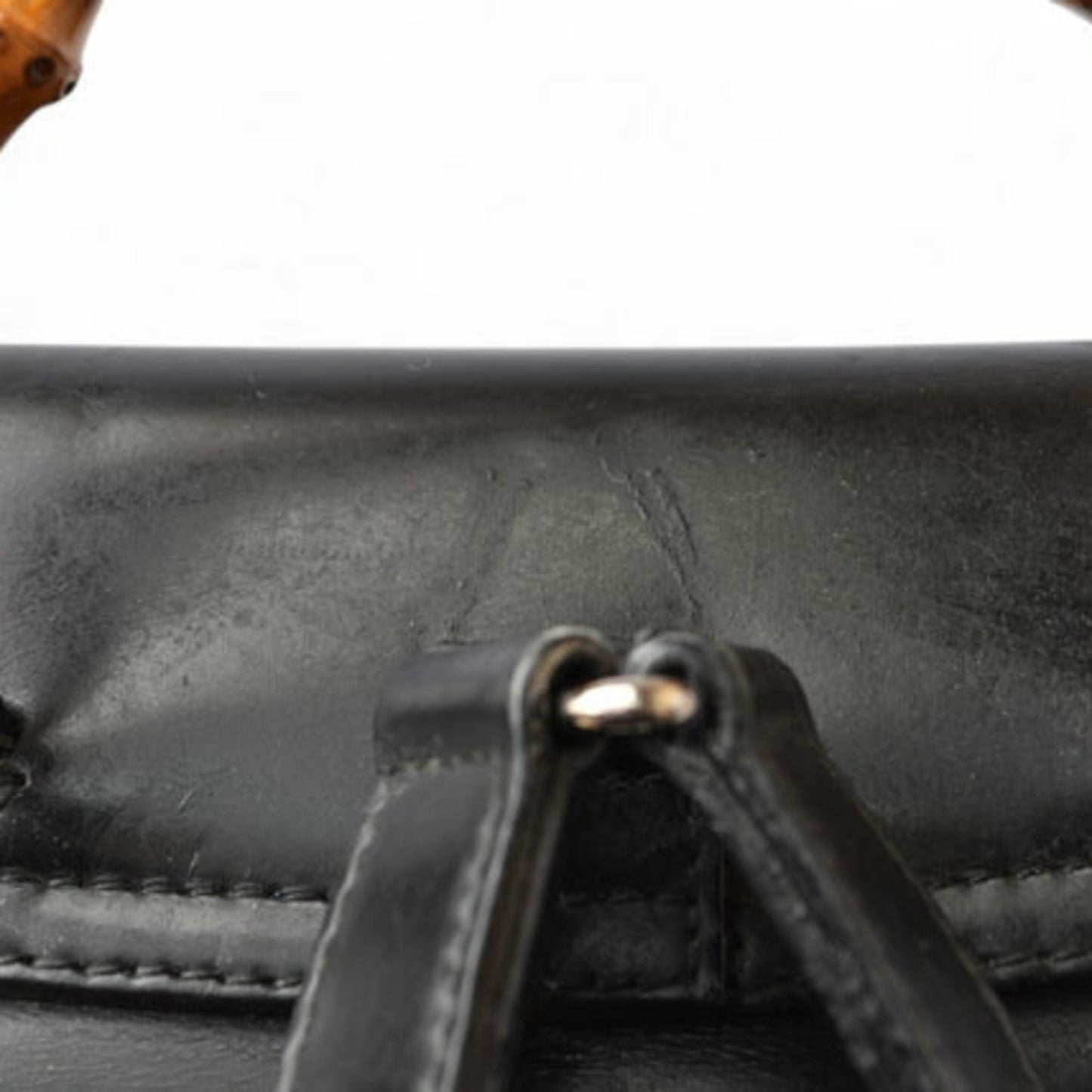 Gucci Black Leather Backpack