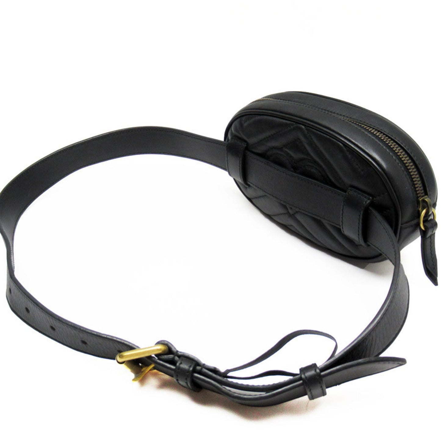 Gucci Black Leather Fanny Pack