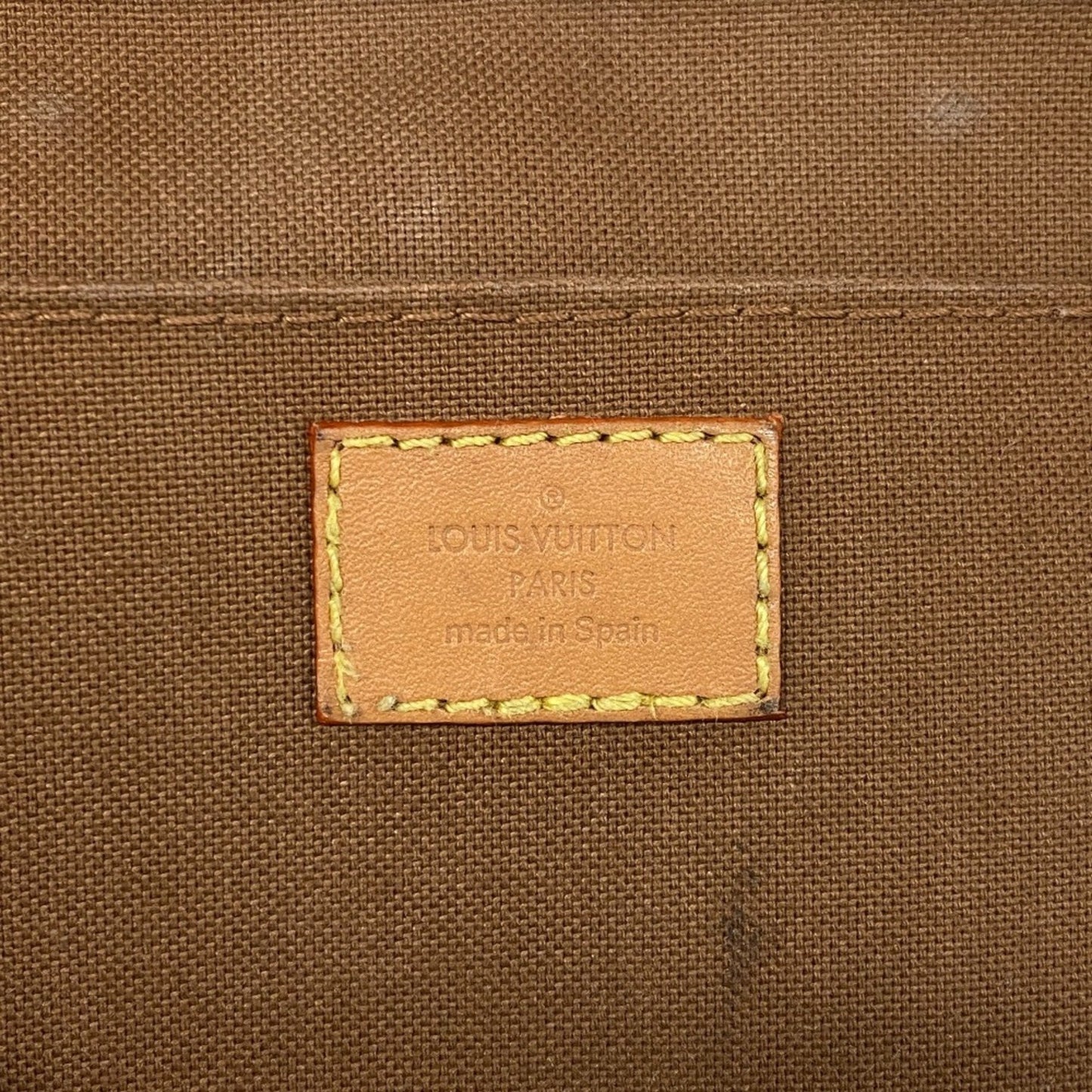 Louis Vuitton Monogram Brown Leather Shoulder Bag