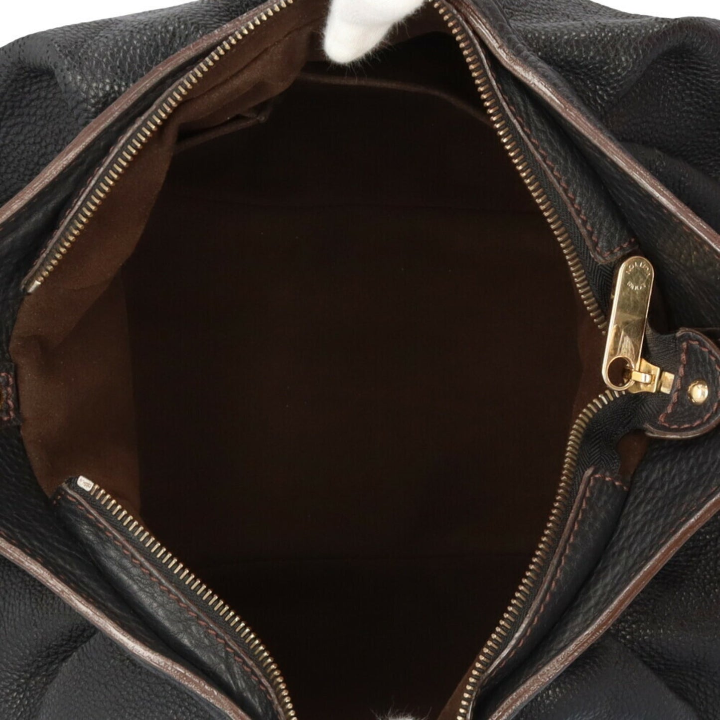 Louis Vuitton Mahina Black Mahina Leather Shoulder Bag
