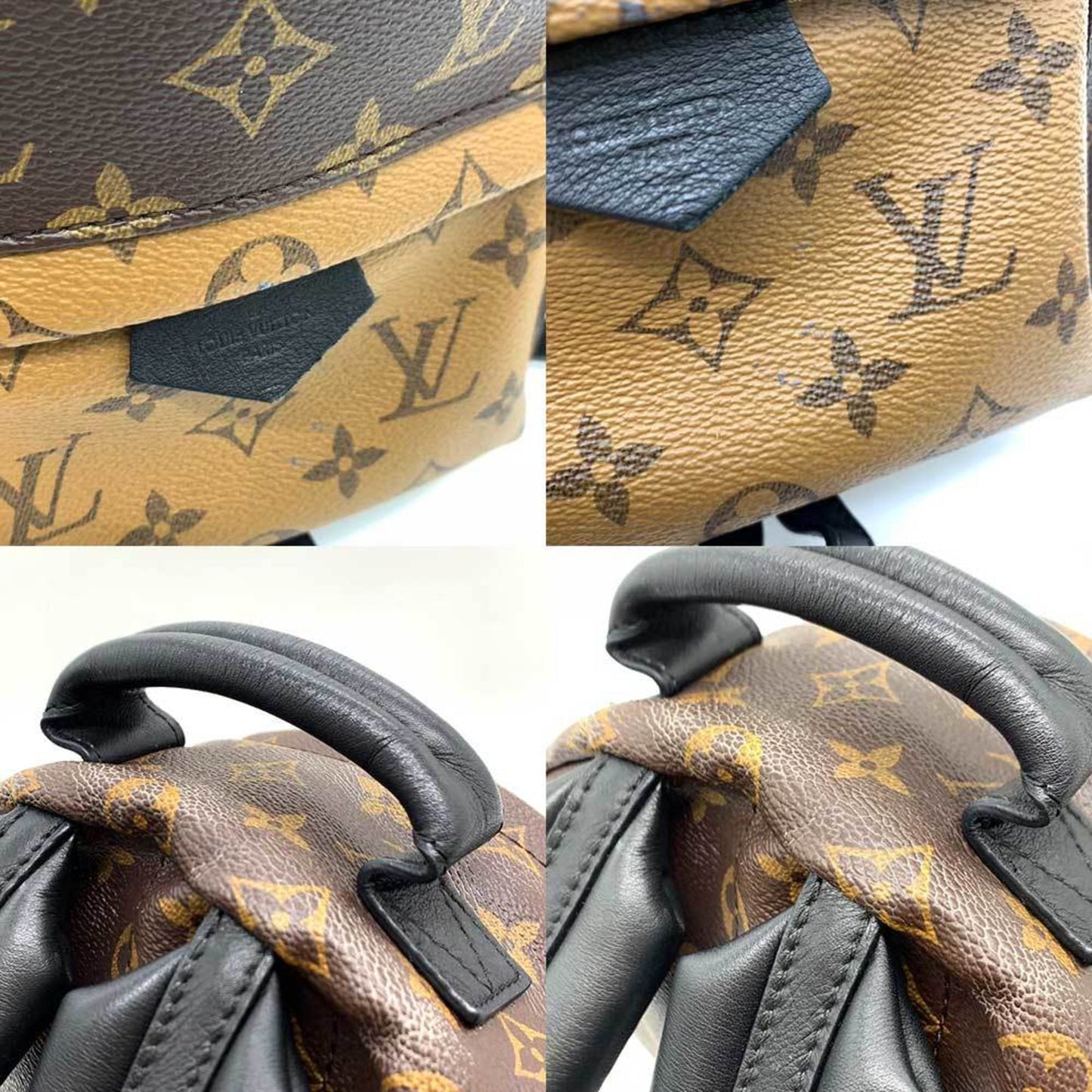Louis Vuitton Monogram Reverse Black Brown Monogram Reverse Backpack