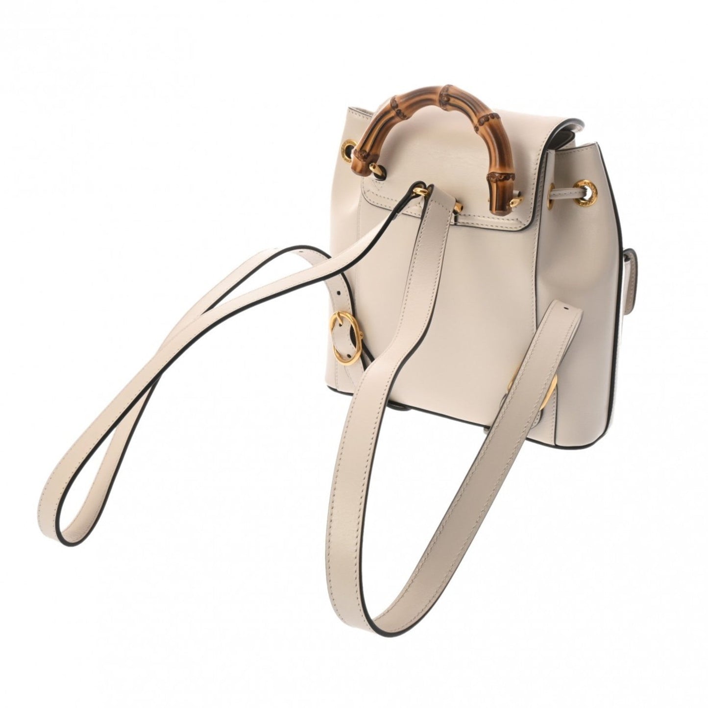 Gucci Ivory Leather Backpack