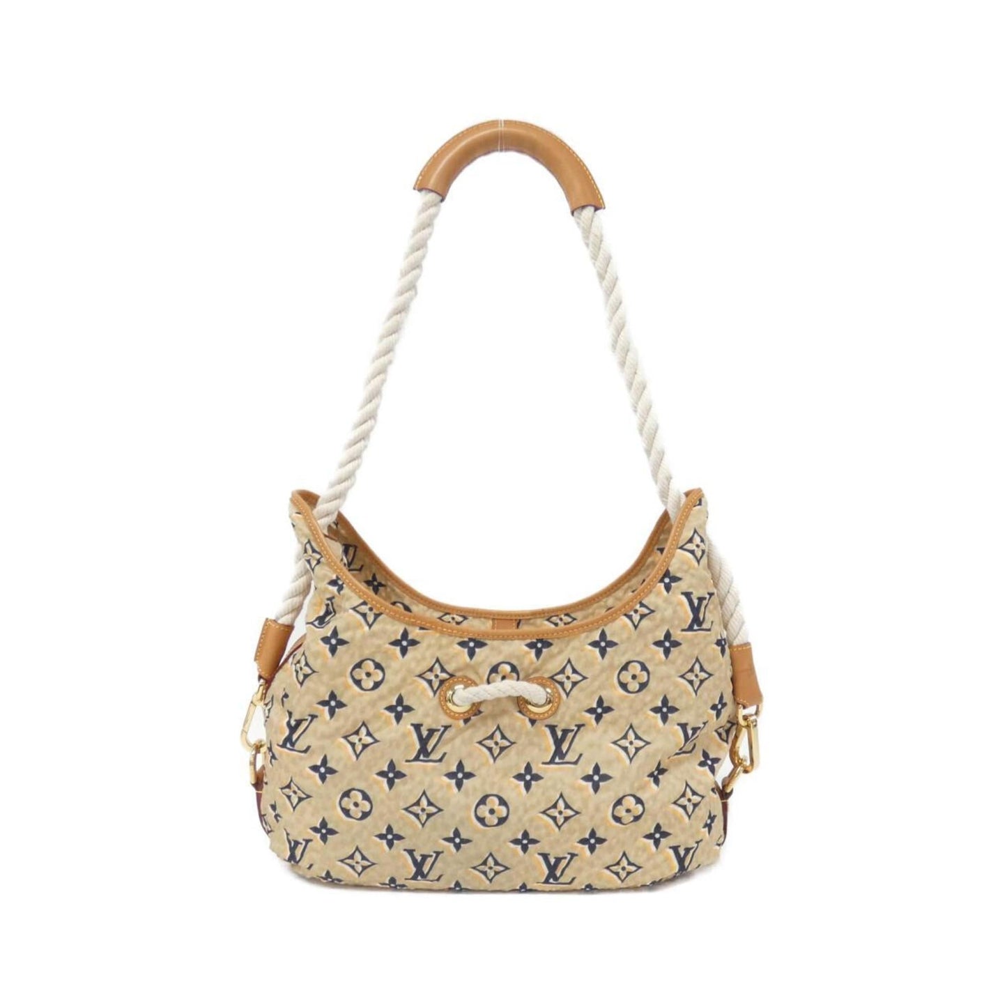 Louis Vuitton Beige Nylon Canvas Shoulder Bag