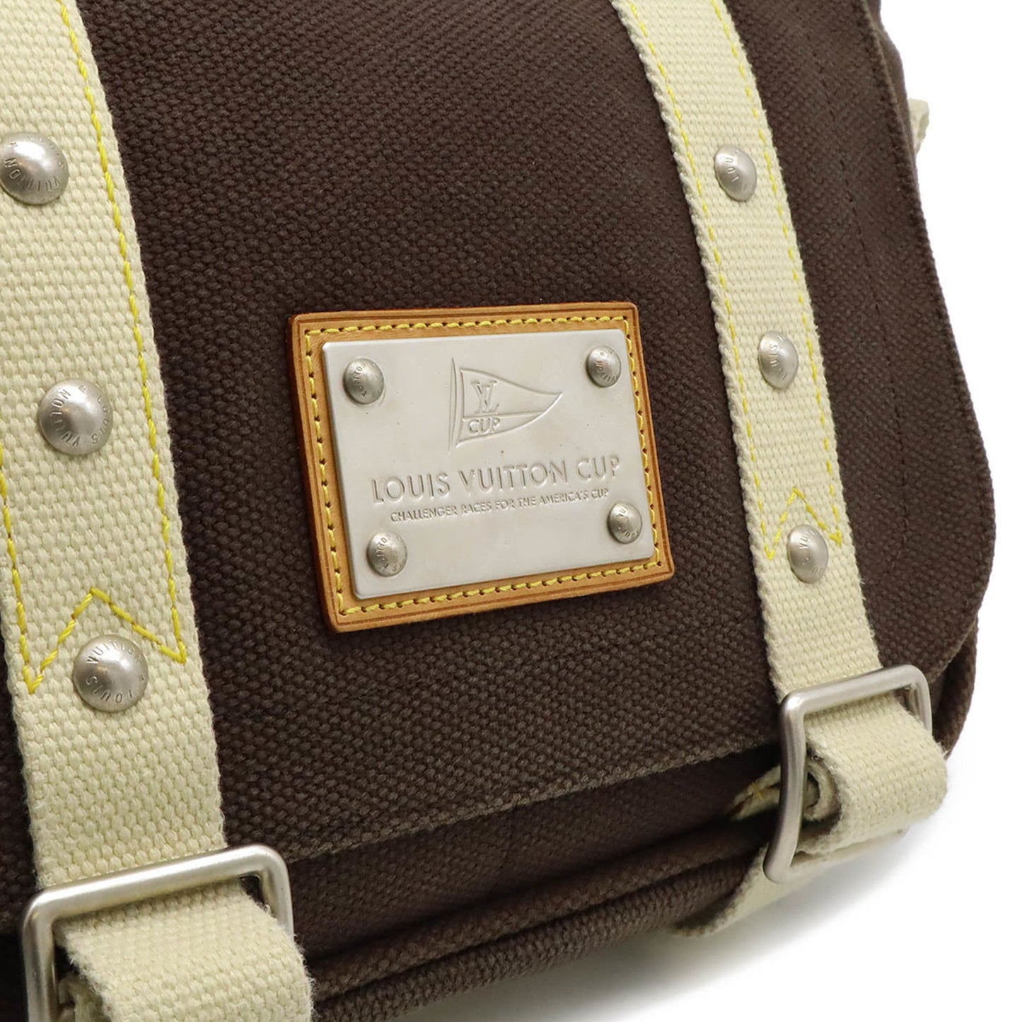 Louis Vuitton Moka Canvas Shoulder Bag